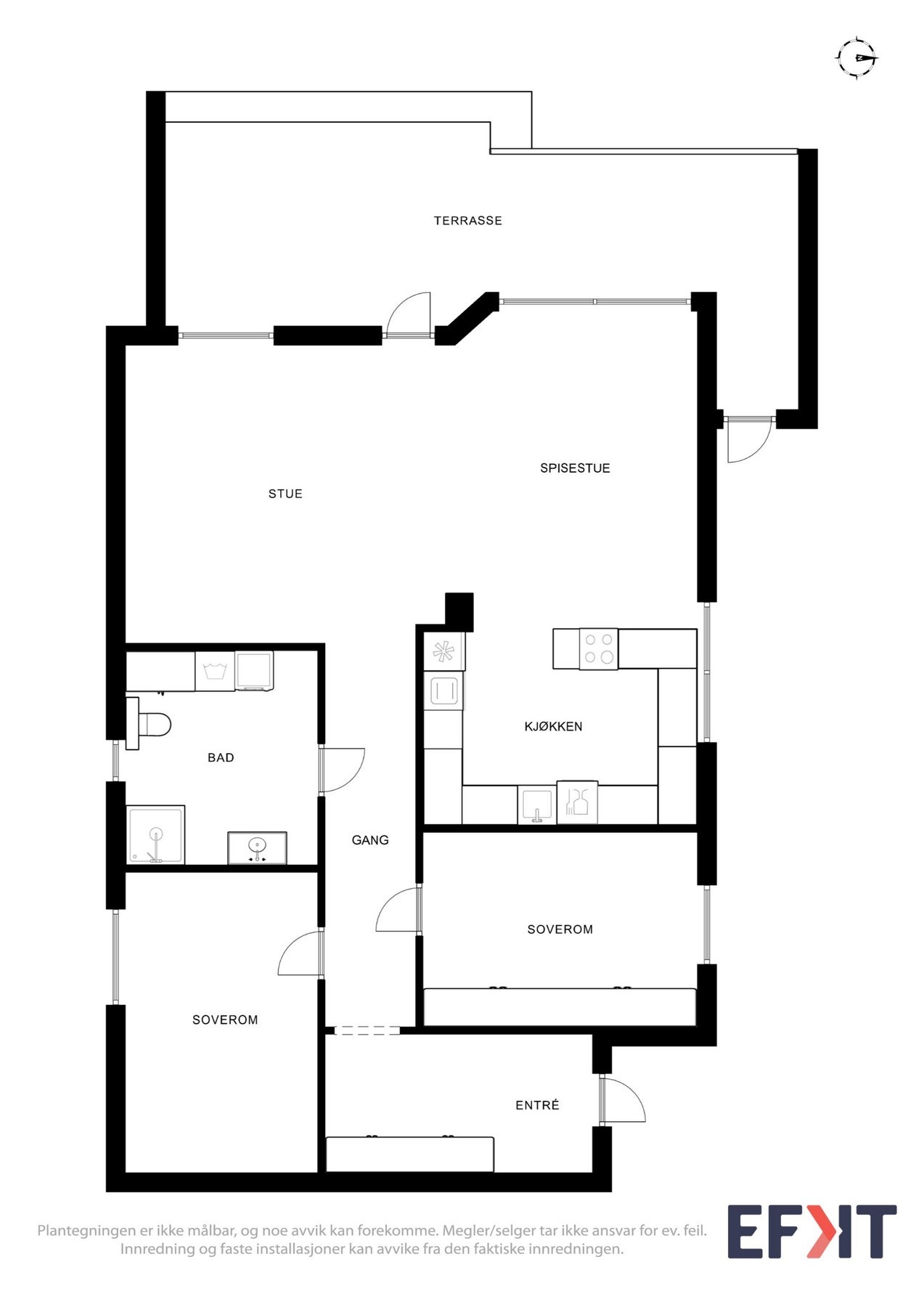 Plantegning. Galleribilde