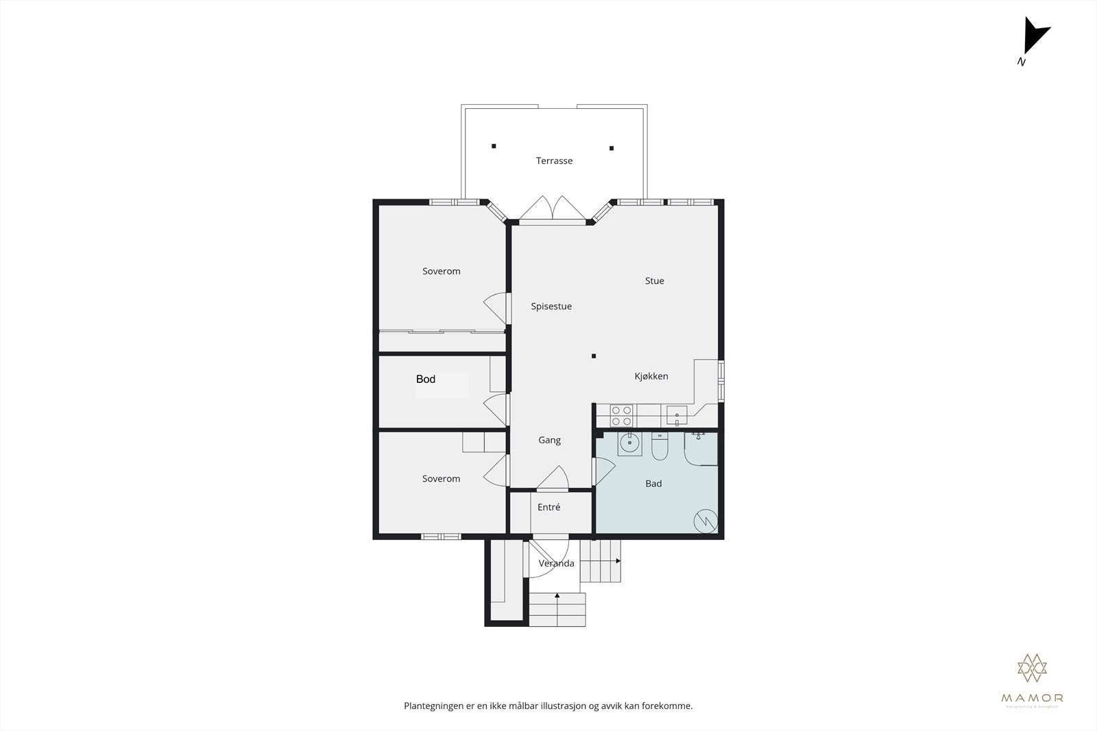 Plantegning. Galleribilde