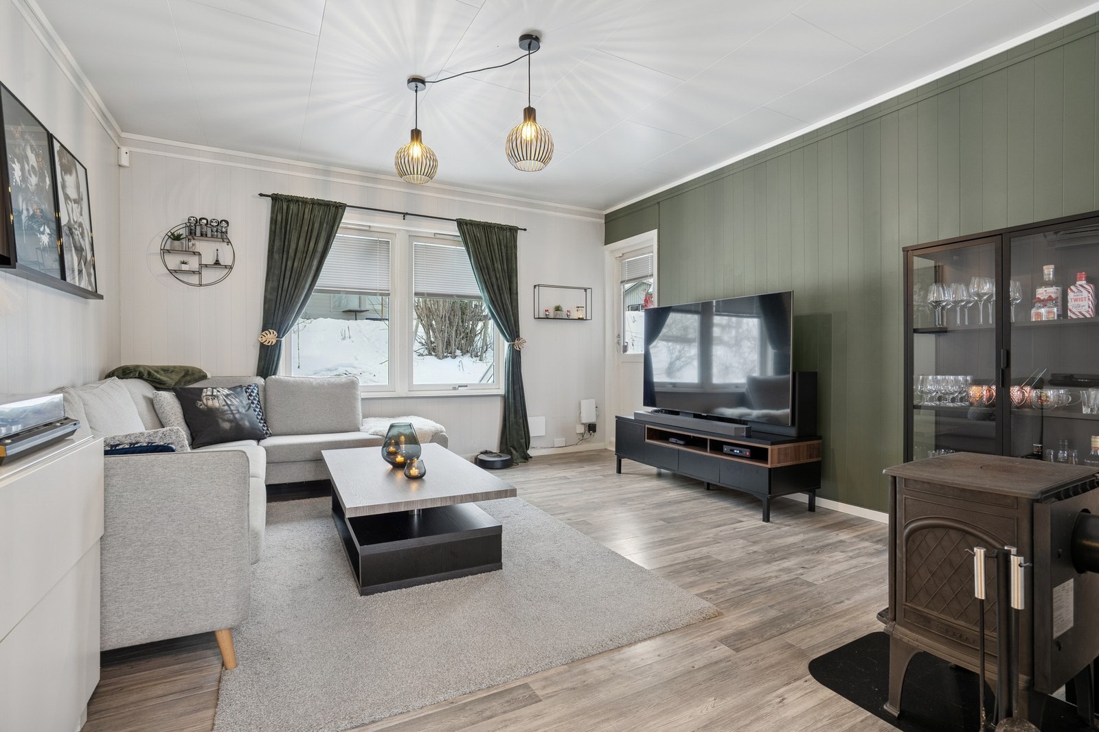 Innbydende stue med god romfølelse. Galleribilde