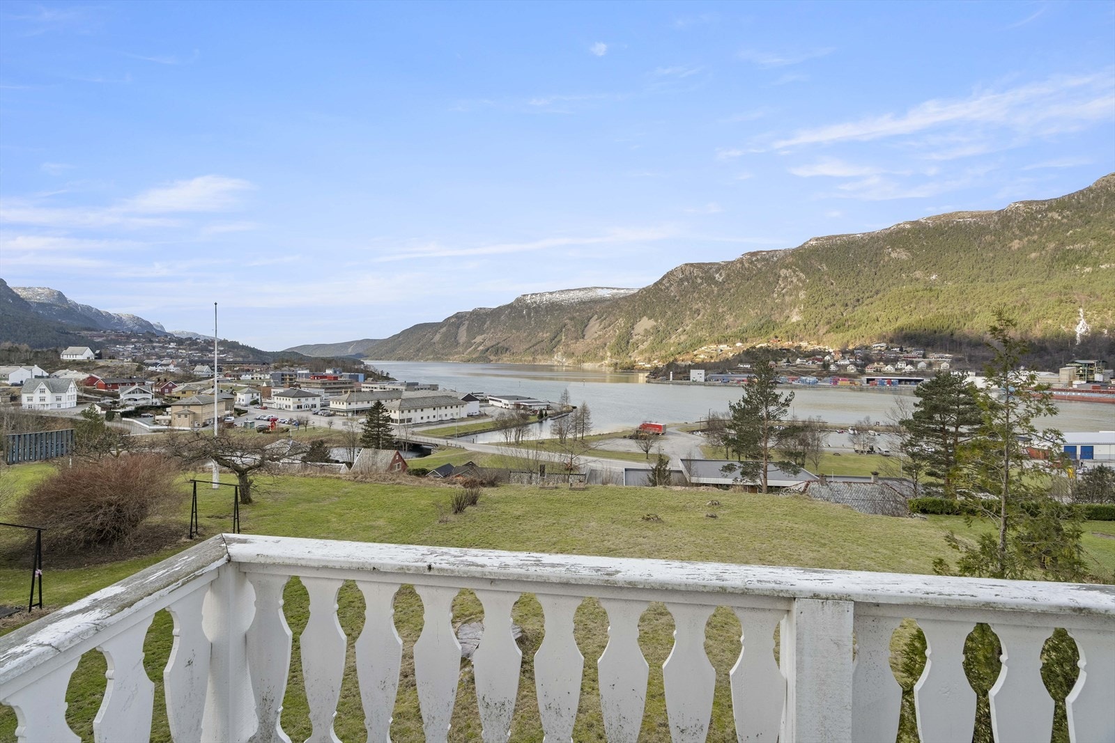 Utsikt fra balkong i 2. etasje Galleribilde