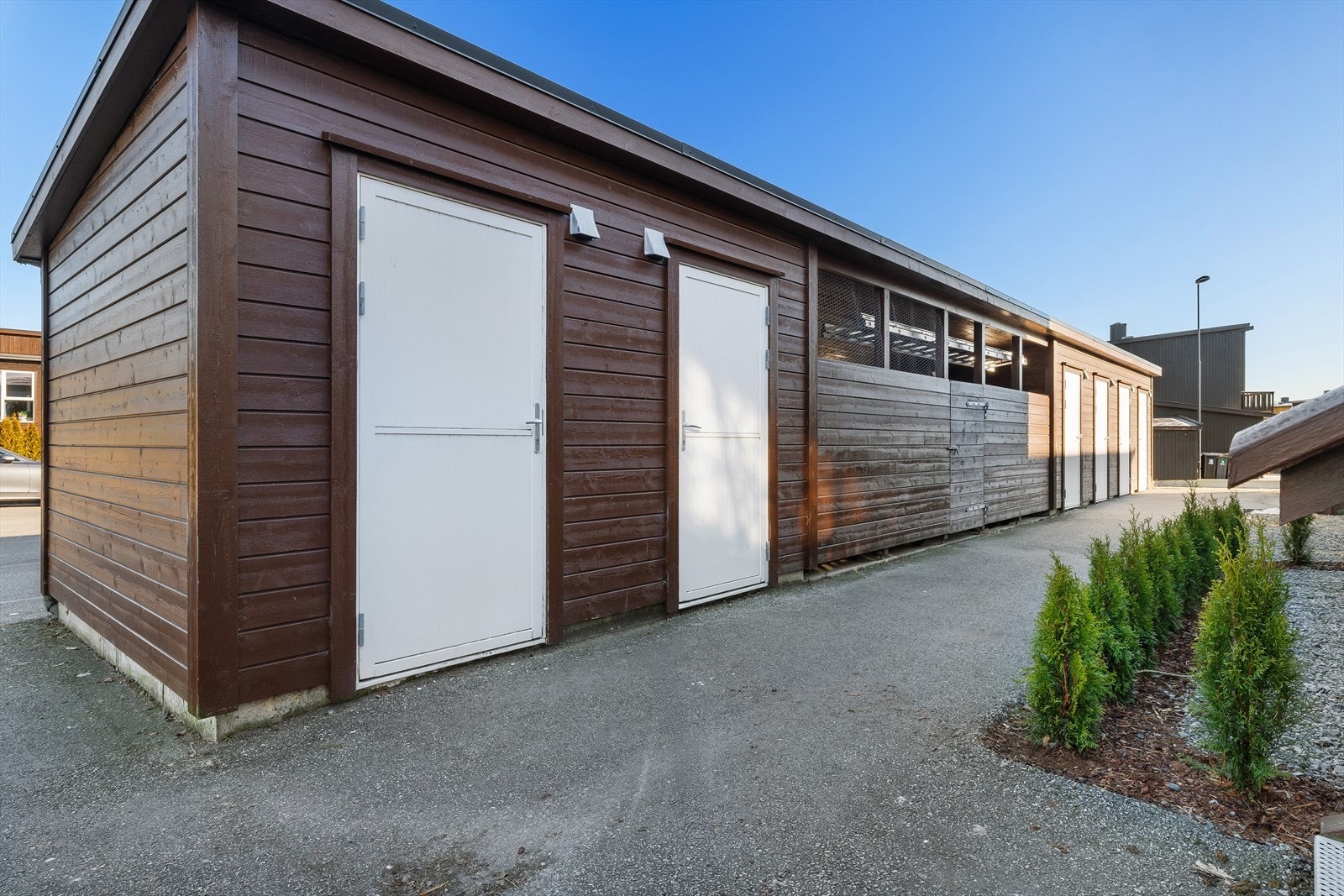 Utvendig bod ved leiligheten Galleribilde