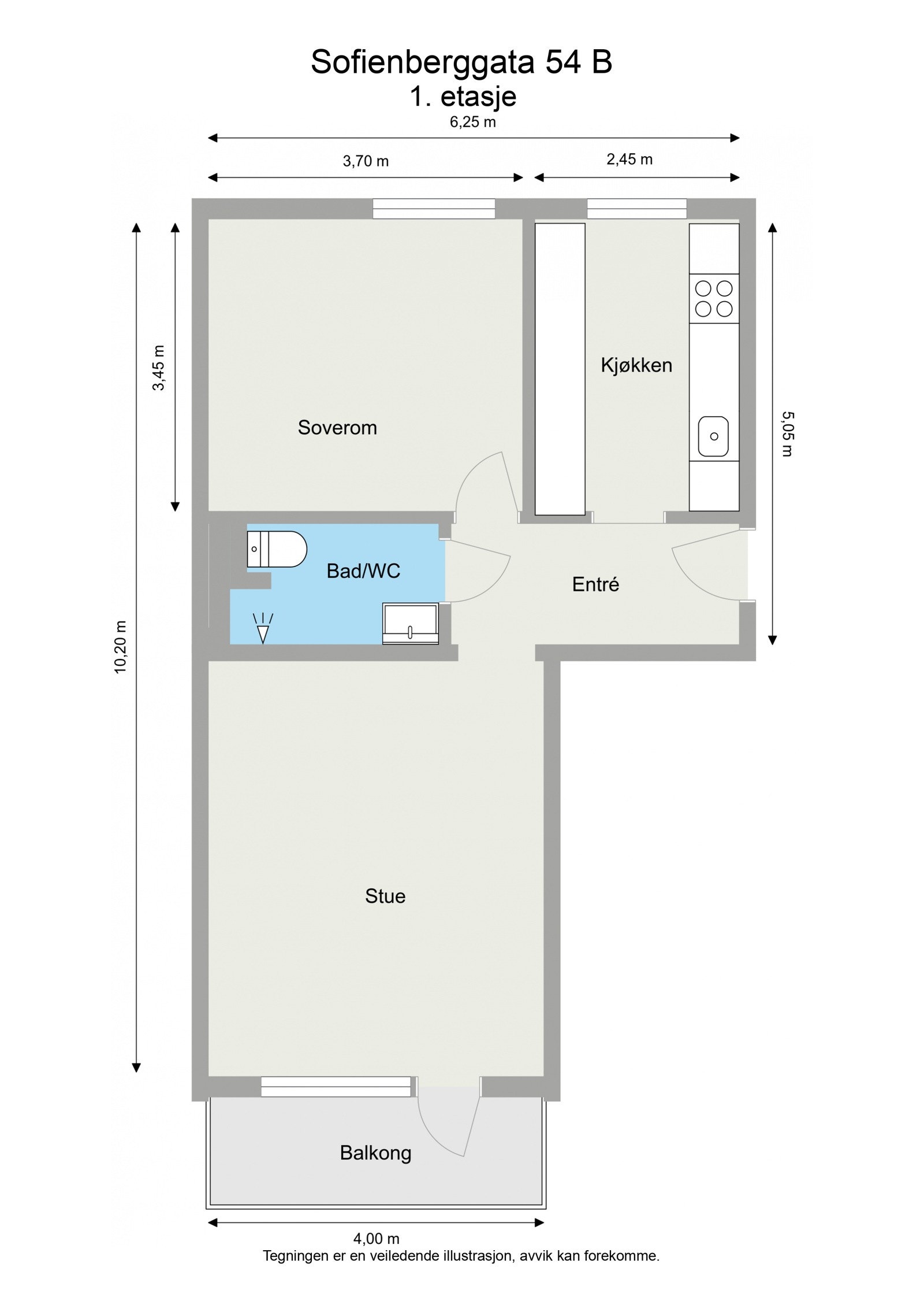 Plantegning Galleribilde