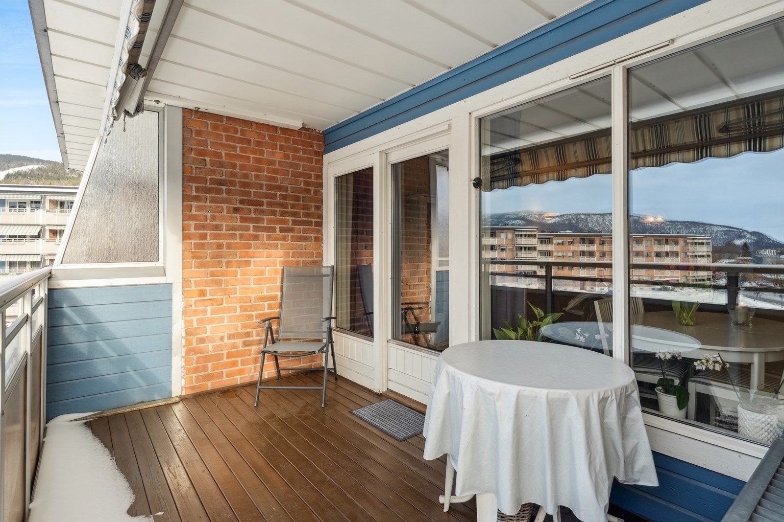 Her kan man nyte ettermiddagssolen Galleribilde