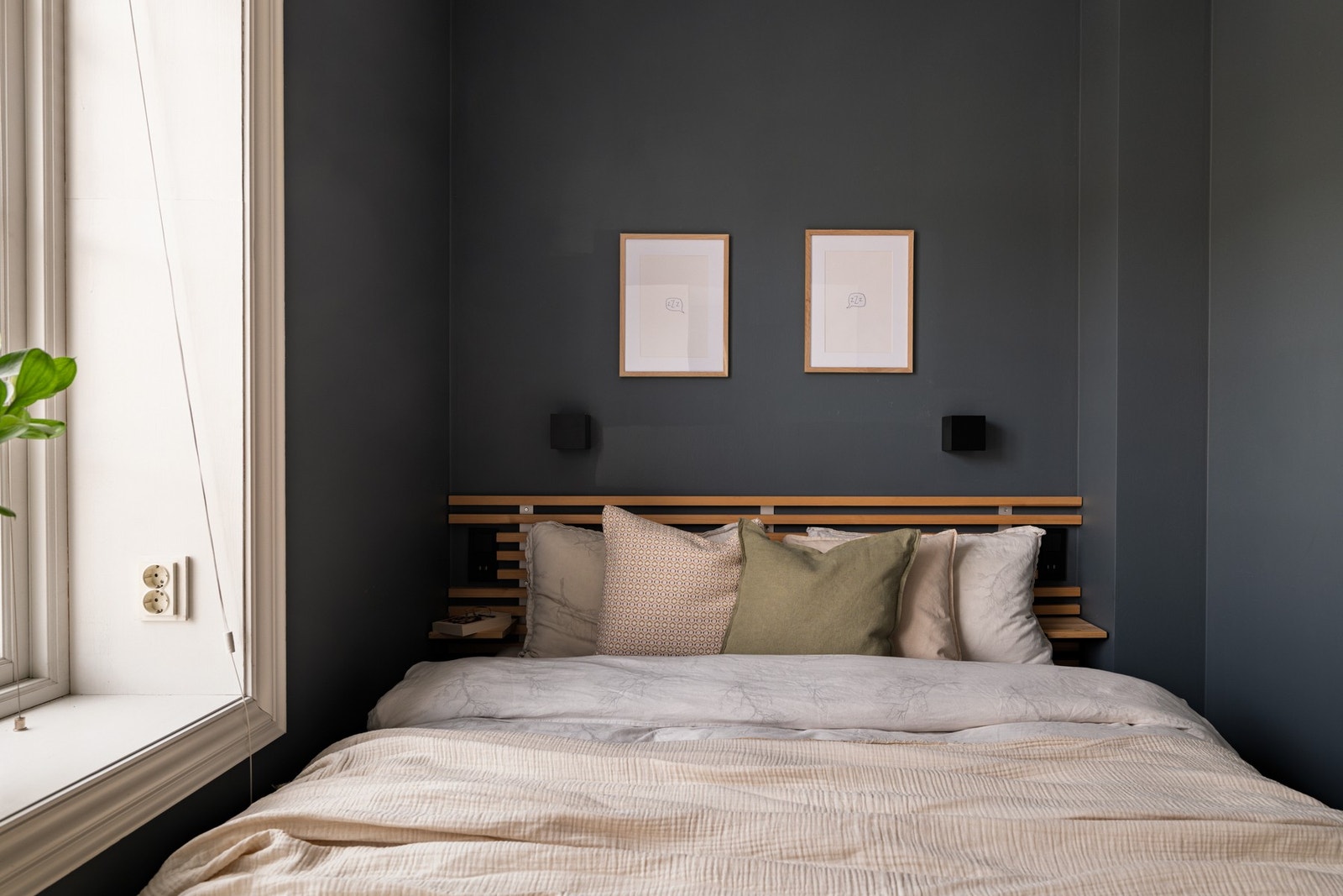 Det er plass til dobbeltseng. Galleribilde