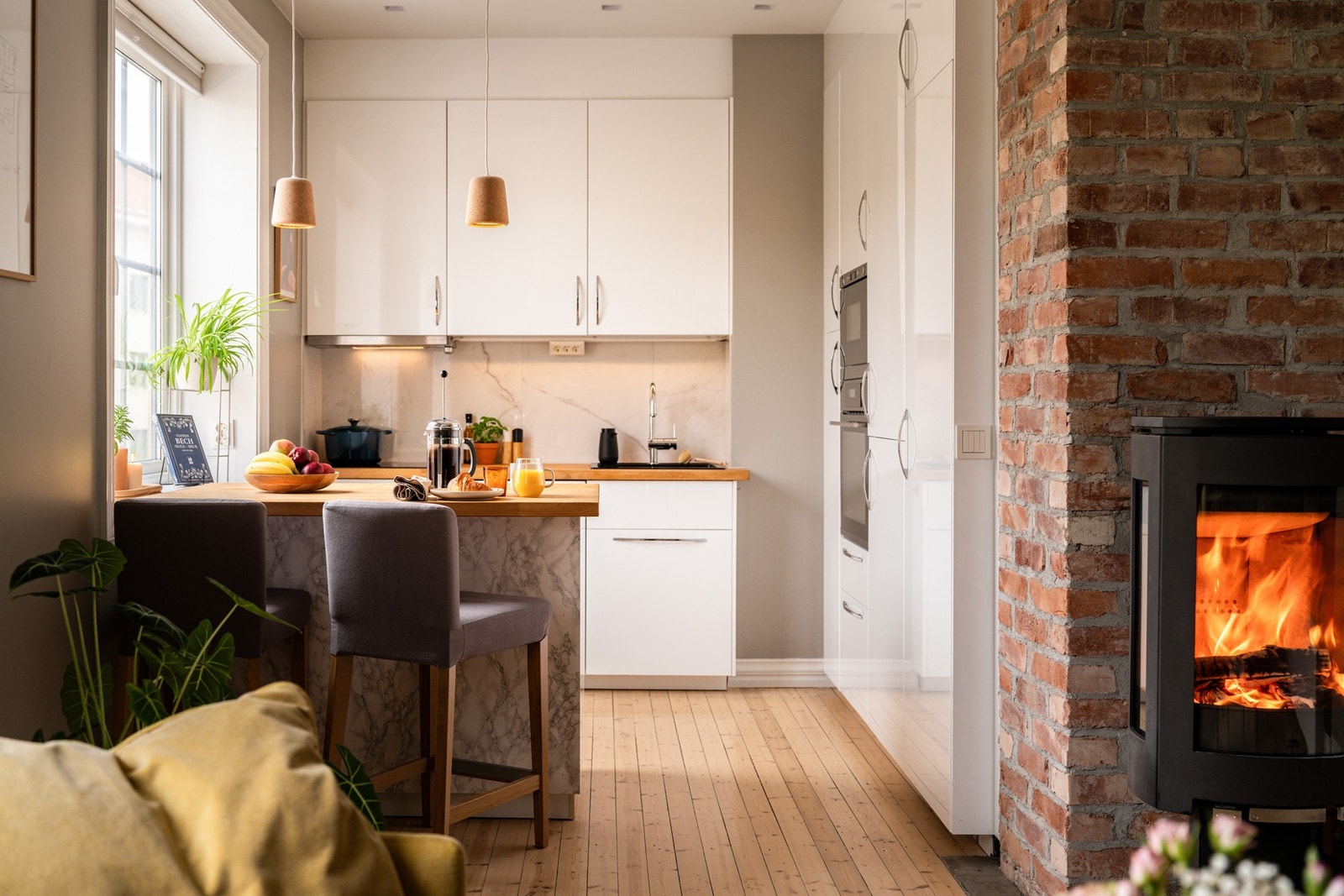 Leiligheten har gjennomgått en rekke oppgraderinger i nyere tid. Galleribilde