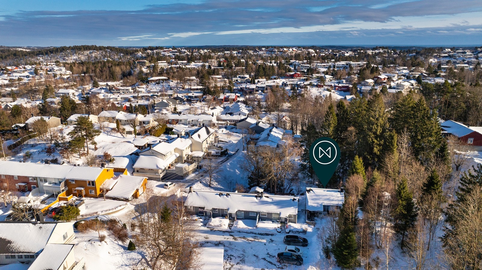 Her får du en følelse av å være tett på naturen, samtidig som du bor midt i et barnevennlig og trygt nabolag. Galleribilde