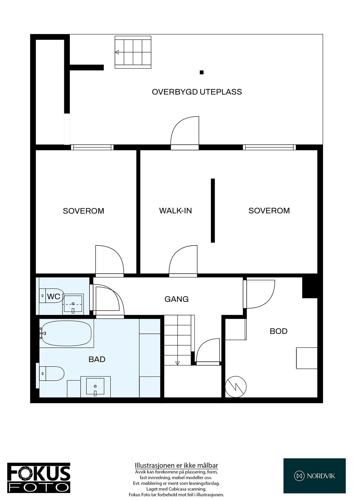 Plantegning - Underetasje Galleribilde