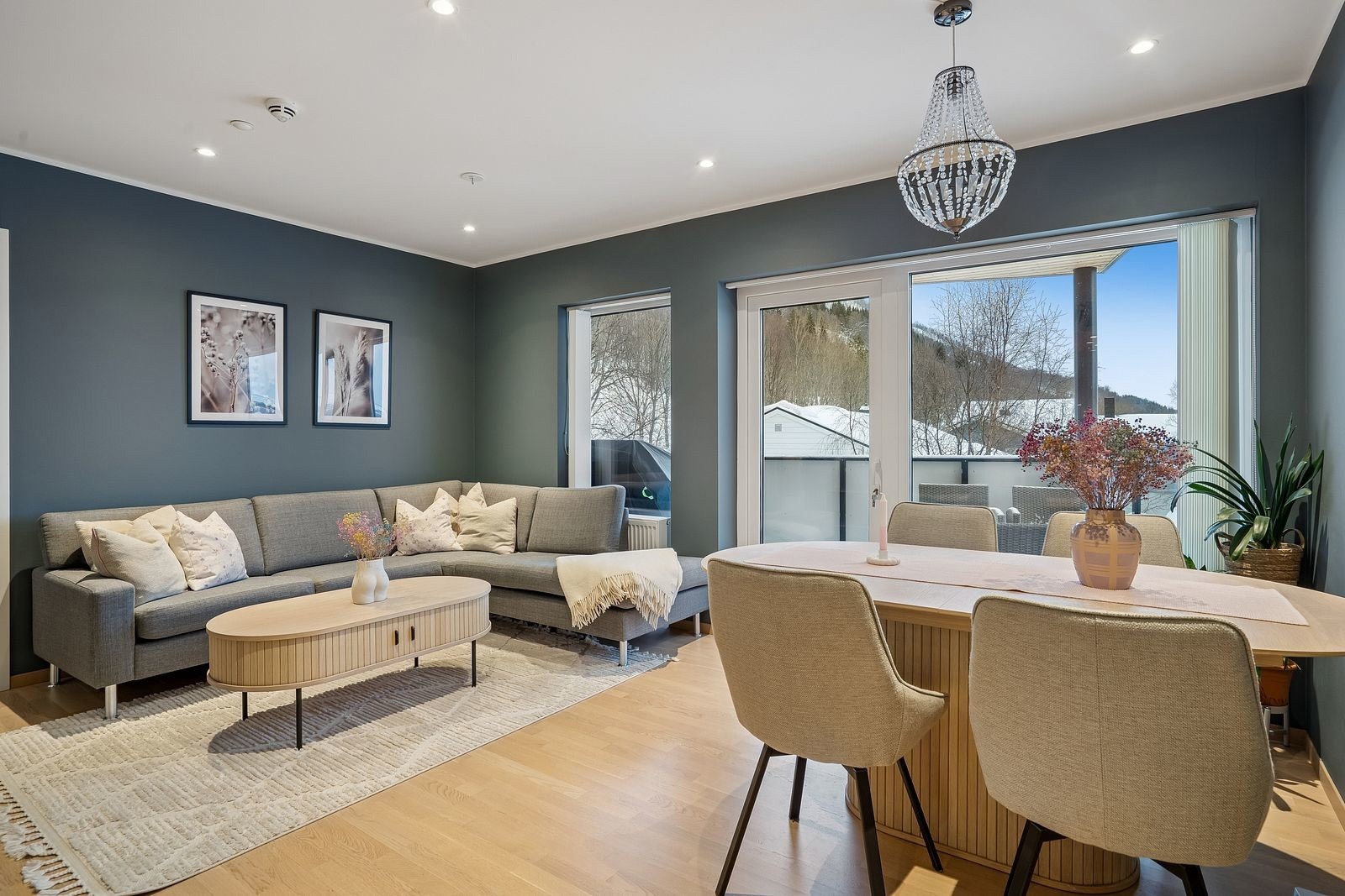 Stilfull og arealeffektiv 3-roms leilighet