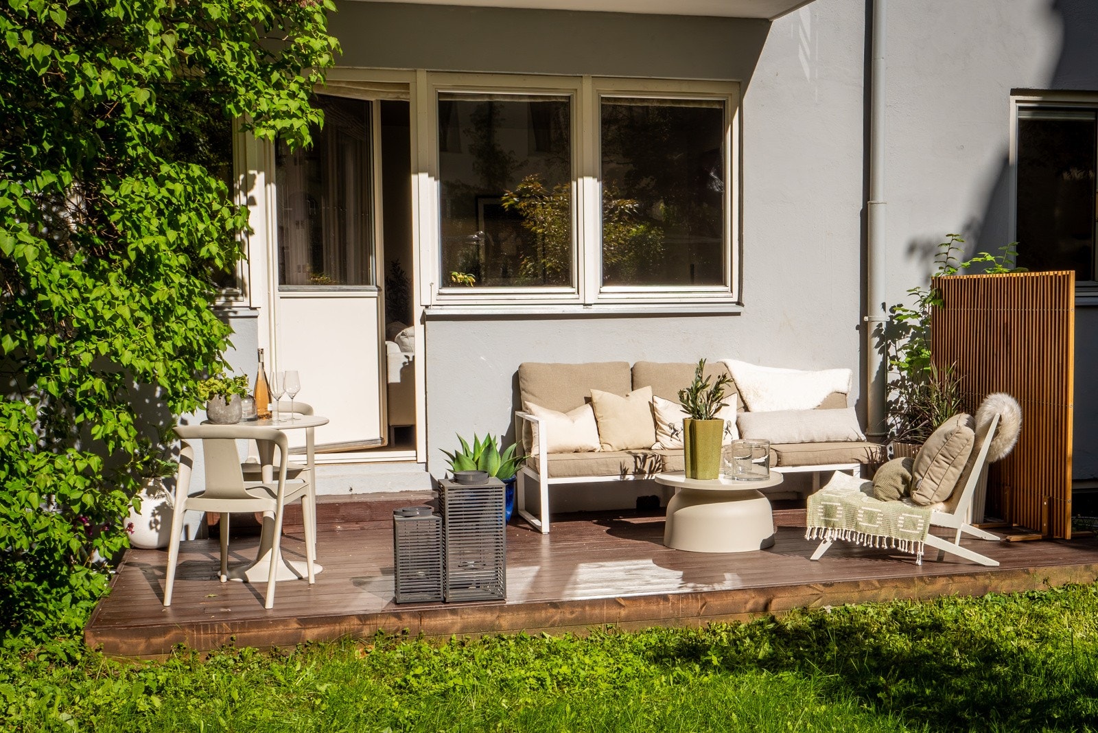 Egen markterrasse på hele 12 kvm Galleribilde