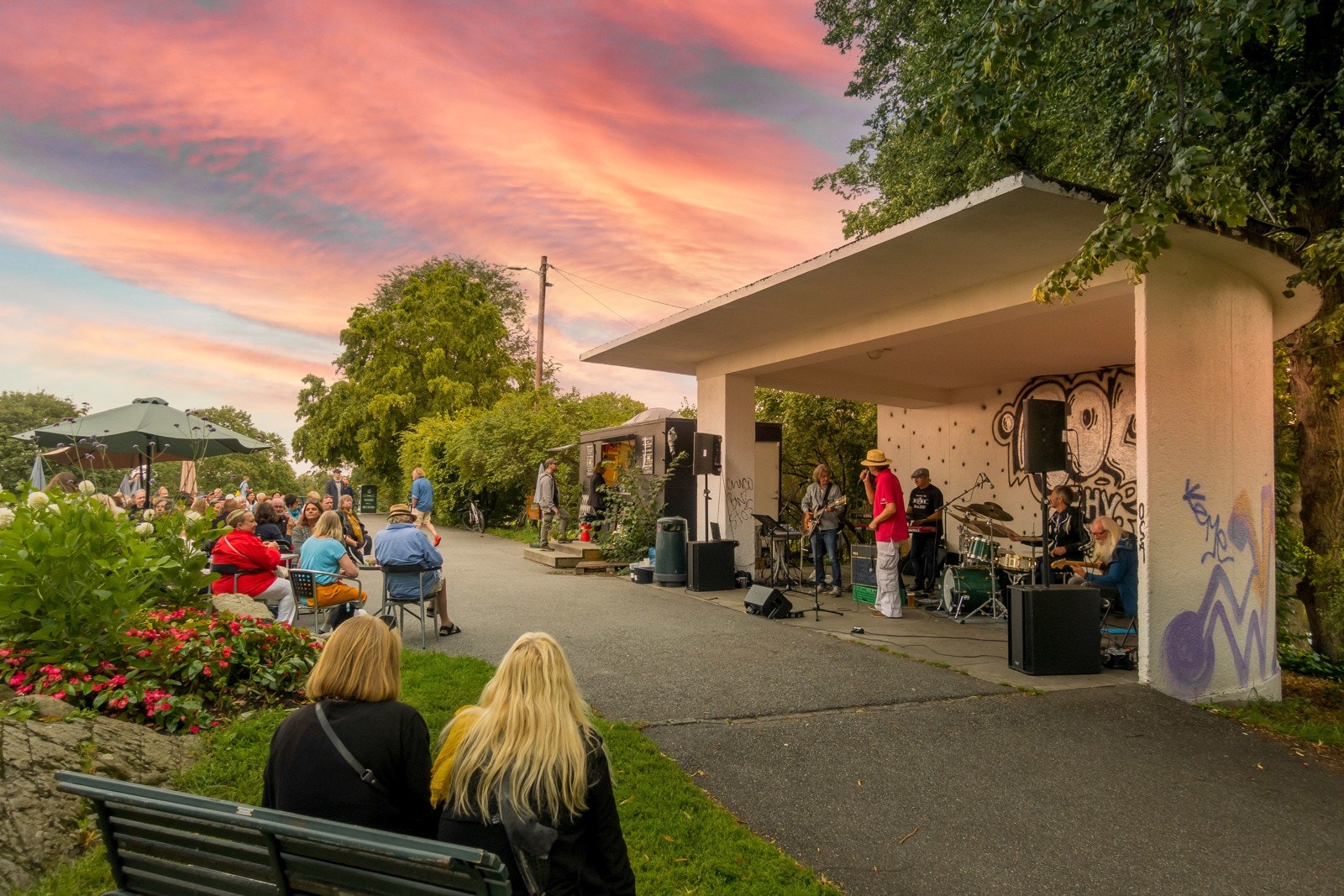 Fra Stensparken rett ved Galleribilde