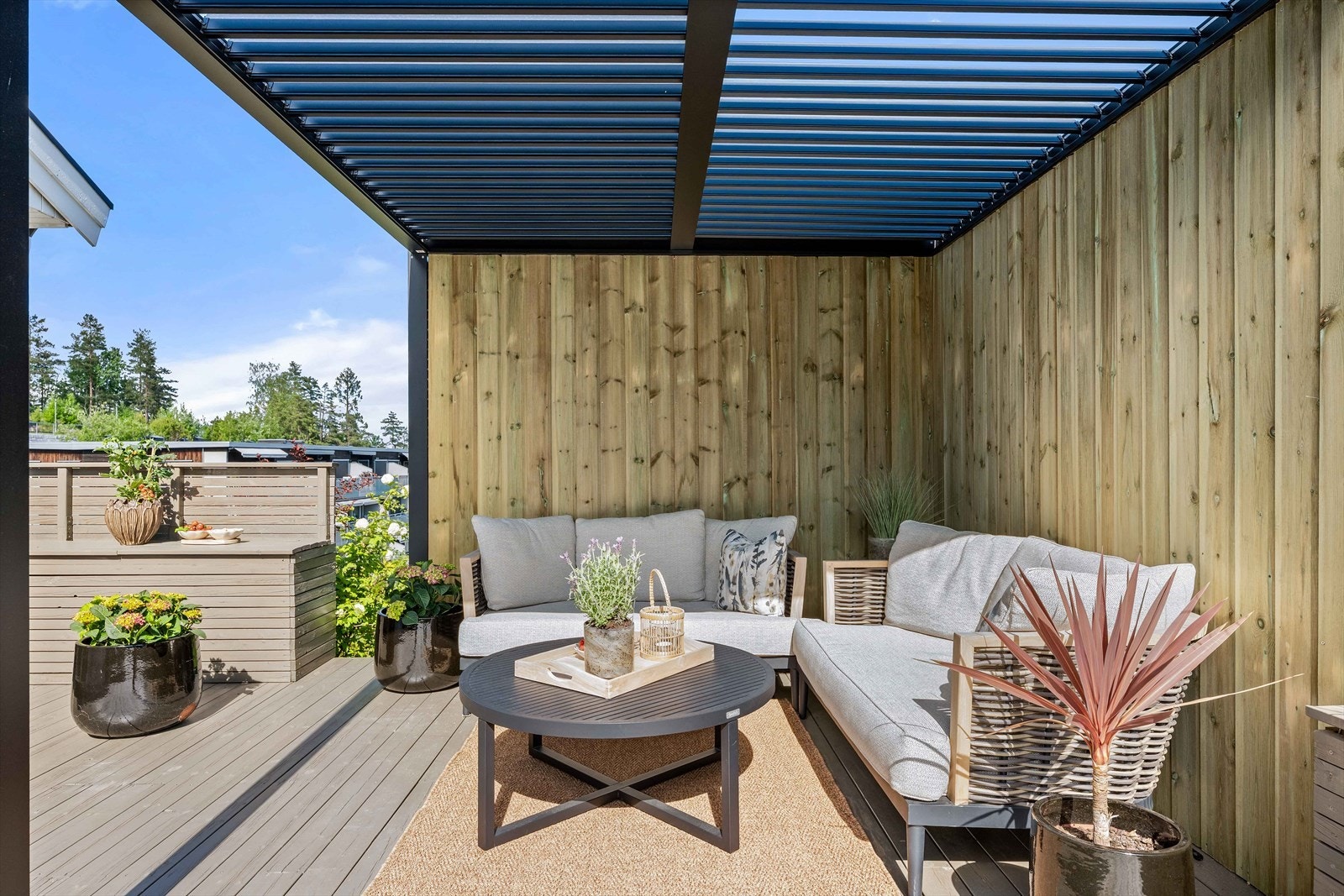 Herlig uteområde - her kan sommeren nytes! Galleribilde