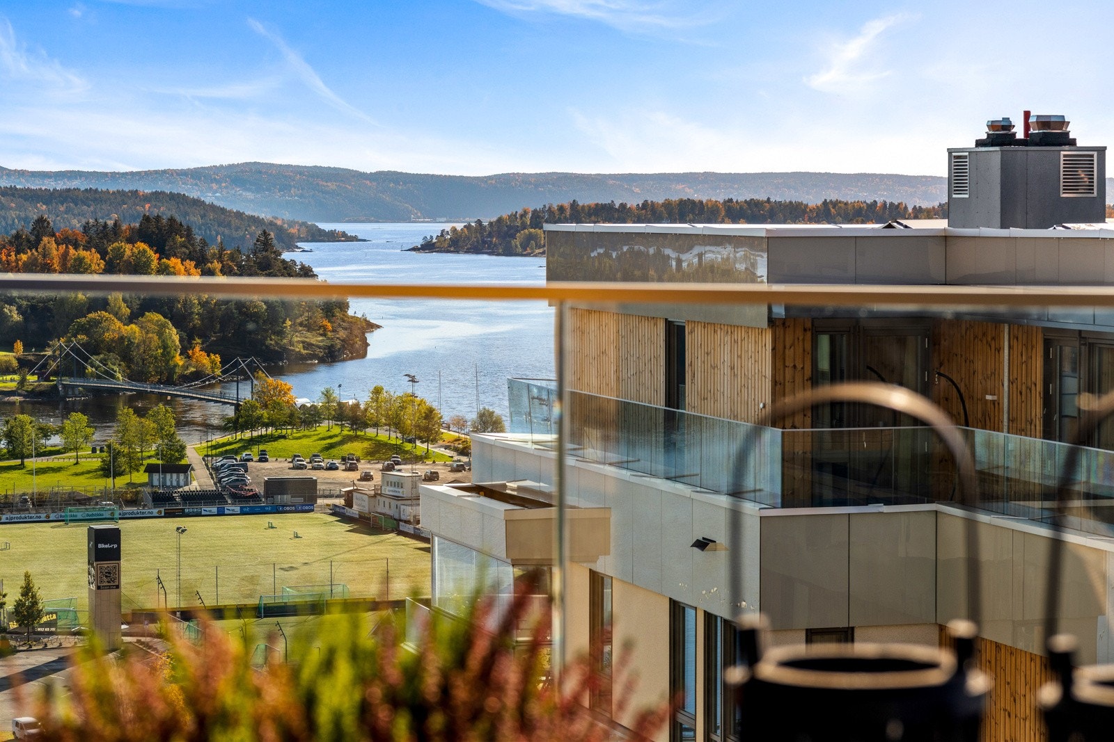 Flott utsikt og gode solforhold Galleribilde