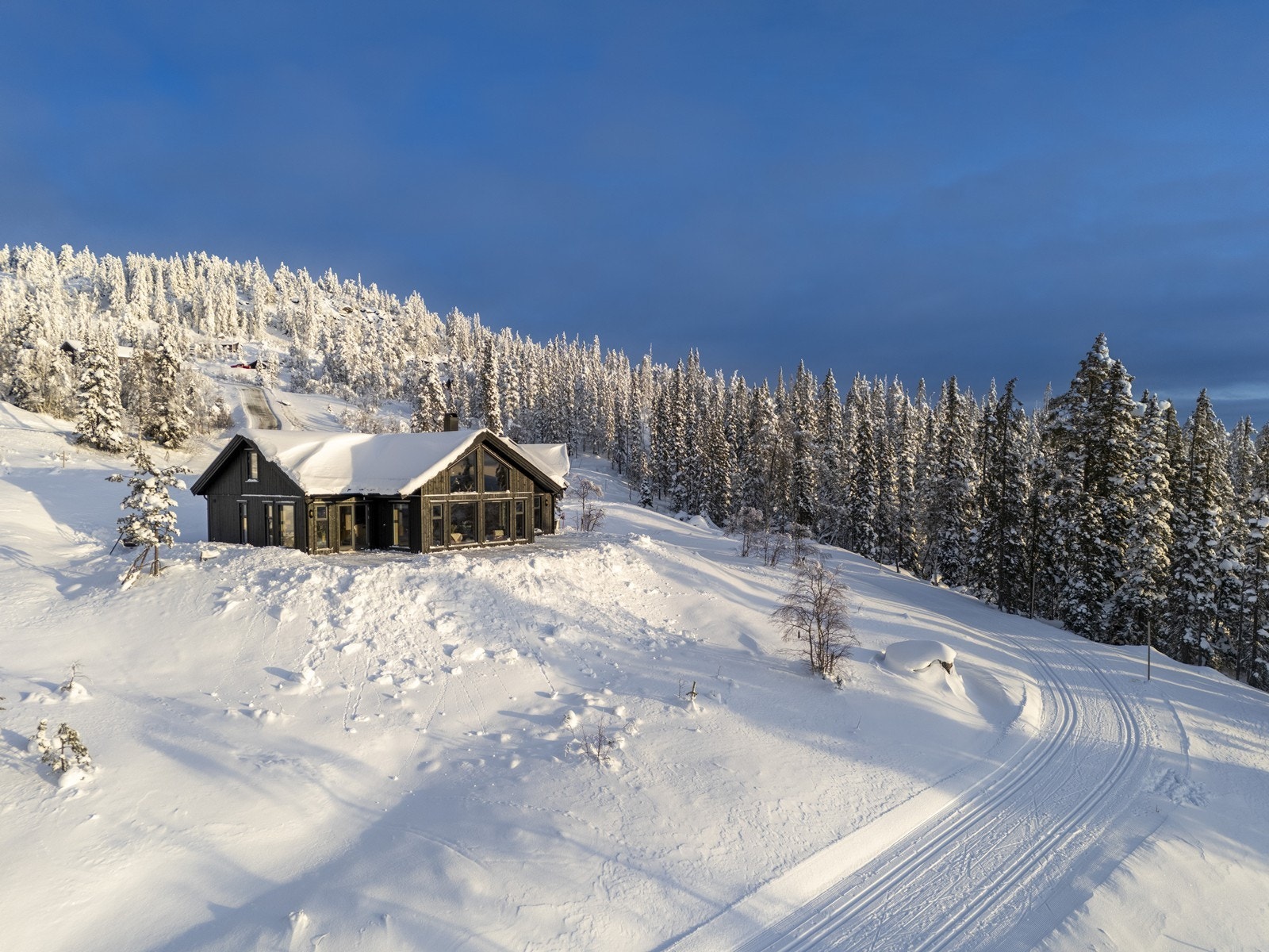 Med skiløypene som nærmeste nabo! Galleribilde