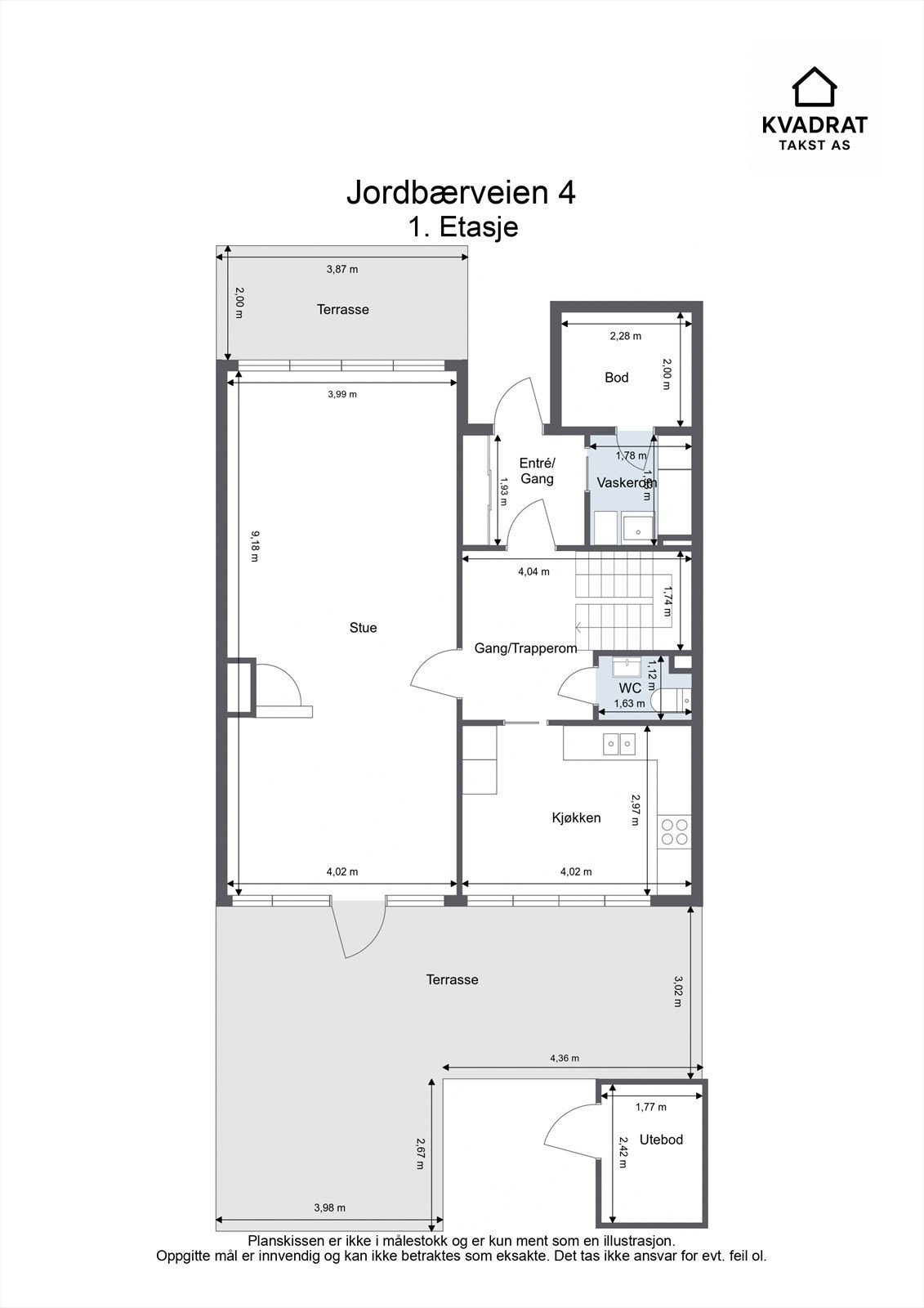 Plantegning - 1. etasje Galleribilde