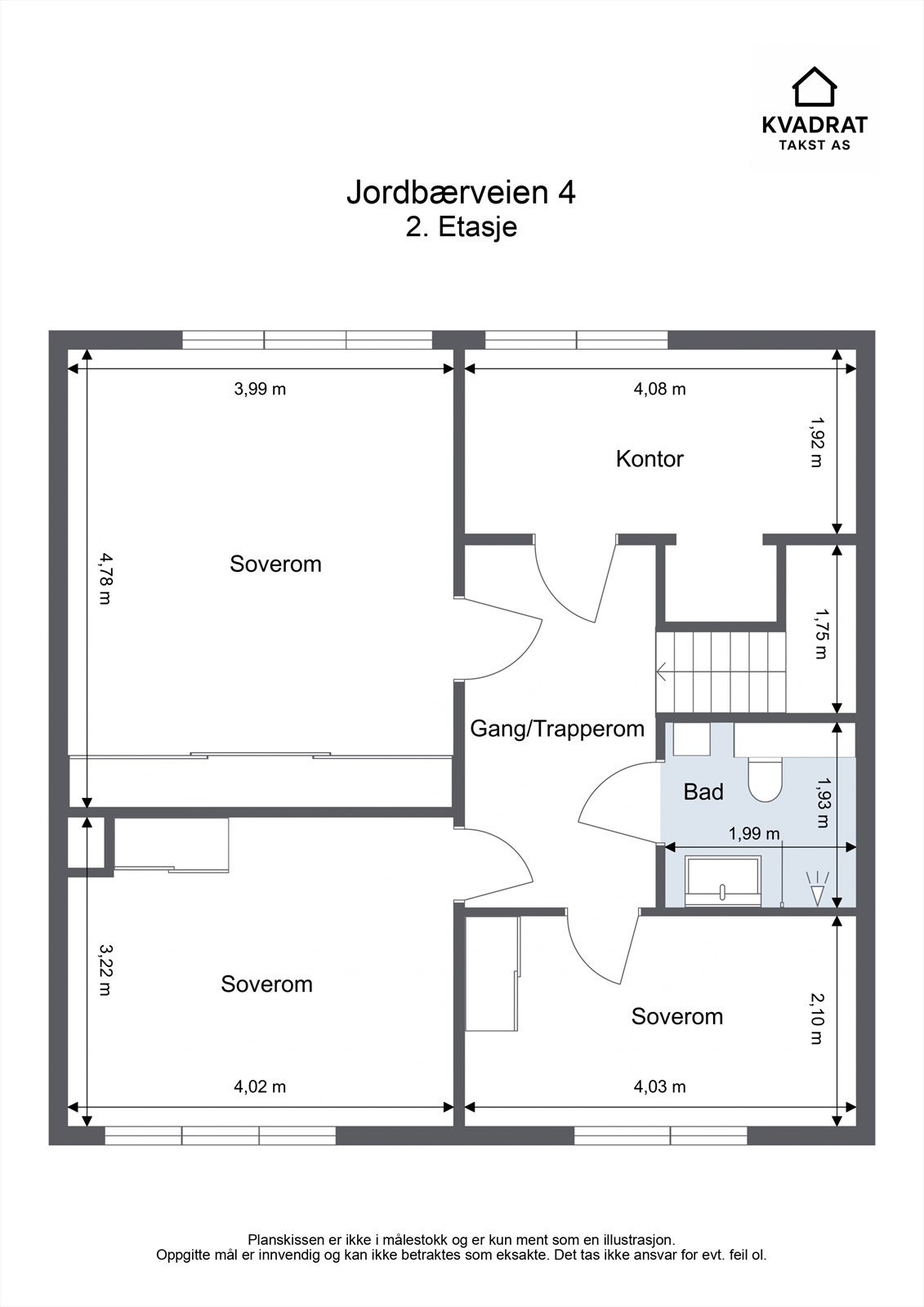 Plantegning - 2. etasje Galleribilde