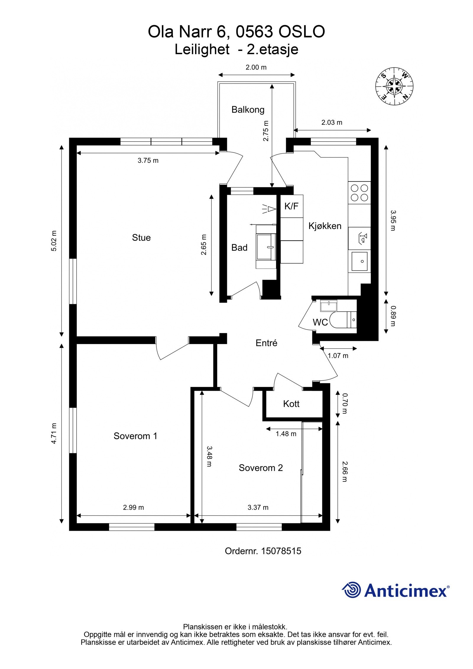 Plantegning. Galleribilde