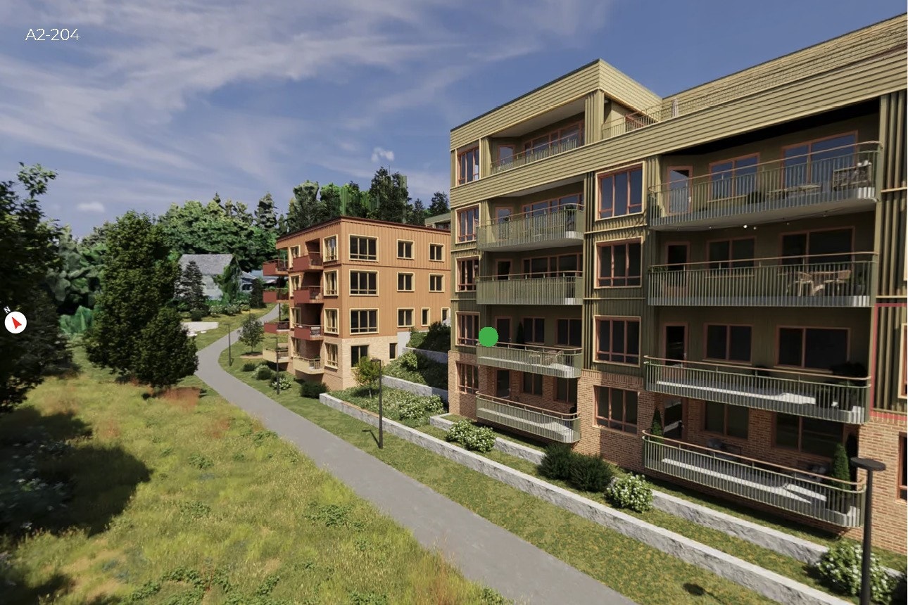 Moderne arkitektur med varme materialvalg. Her bor du i rolige omgivelser med naturen tett på. Galleribilde