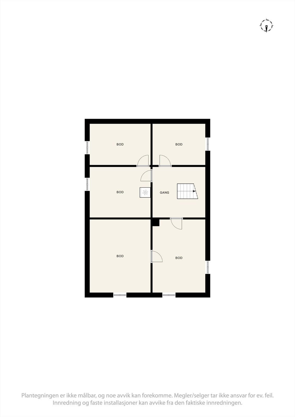 Plantegning kjeller Galleribilde