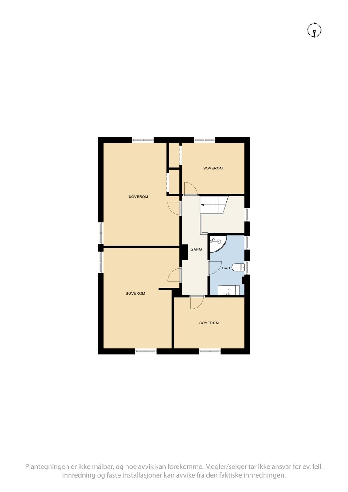 Plantegning 2.etg. Galleribilde