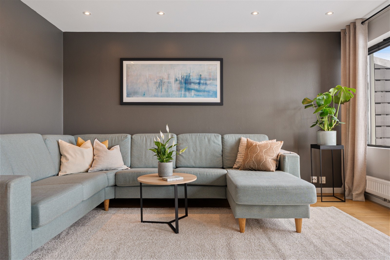 Alle radiatorer i boligen er byttet i 2013 og av merket Lyngson. Galleribilde