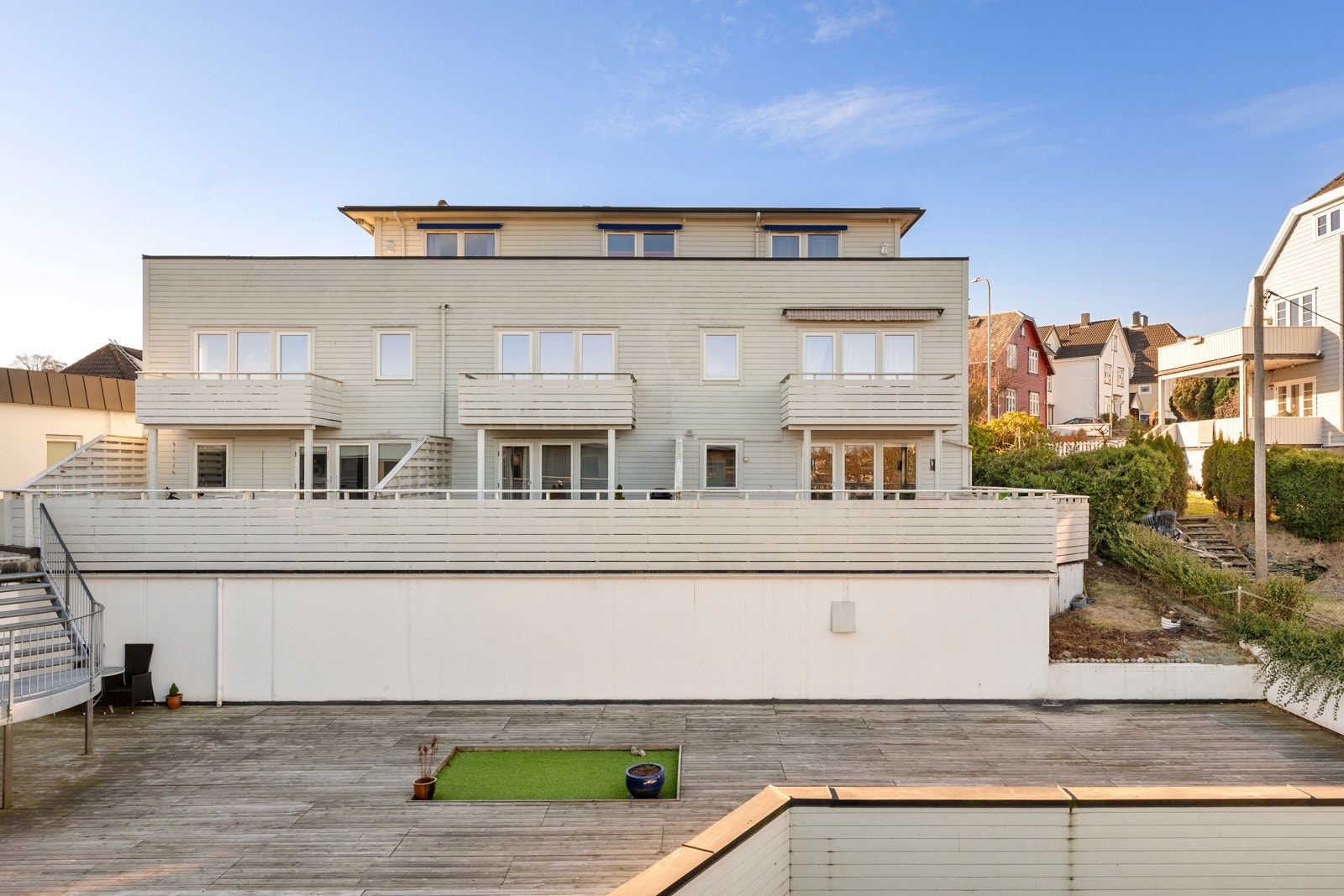 Sameiet har også en herlig fellesterrasse. Galleribilde