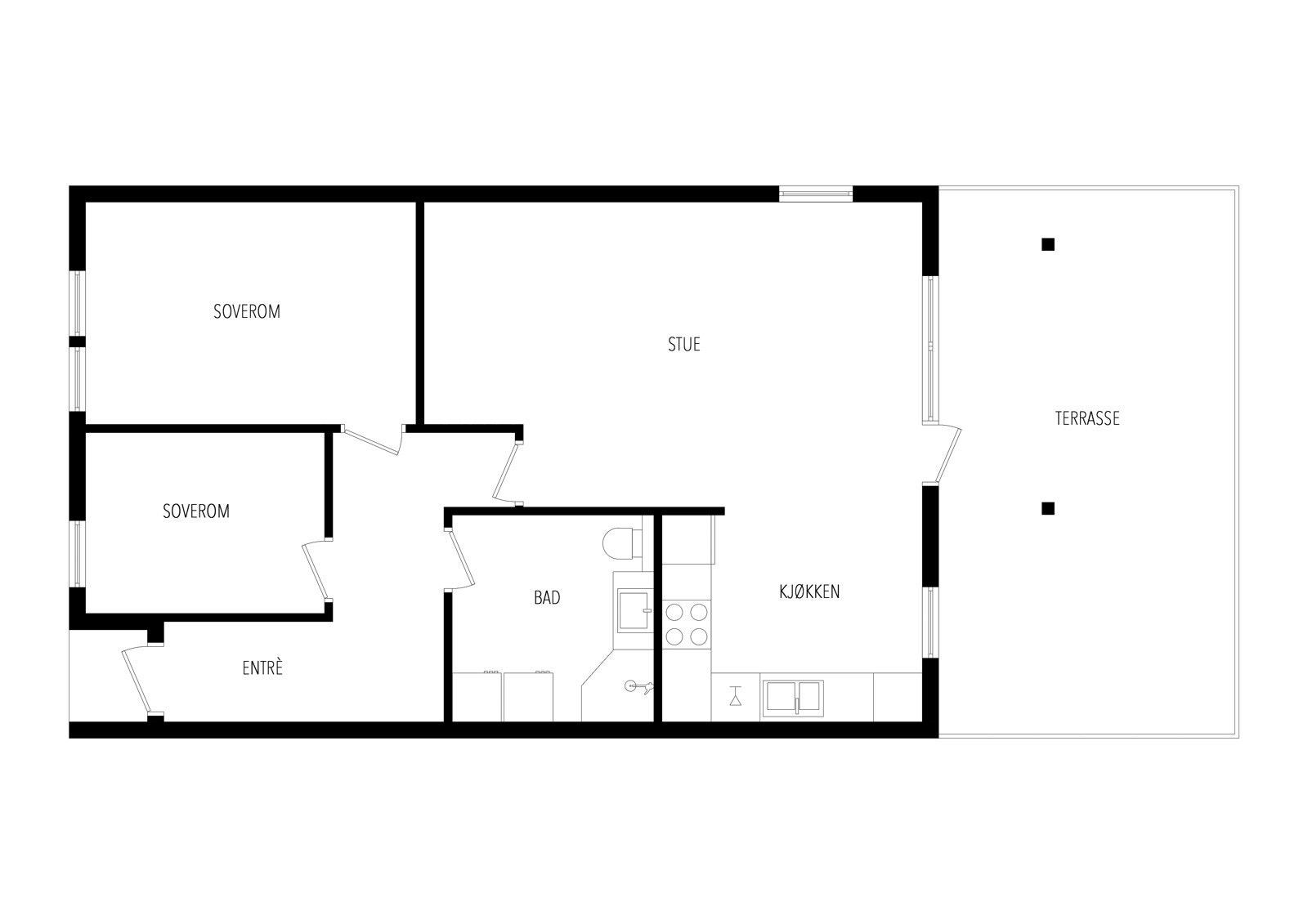 Plantegning. Galleribilde