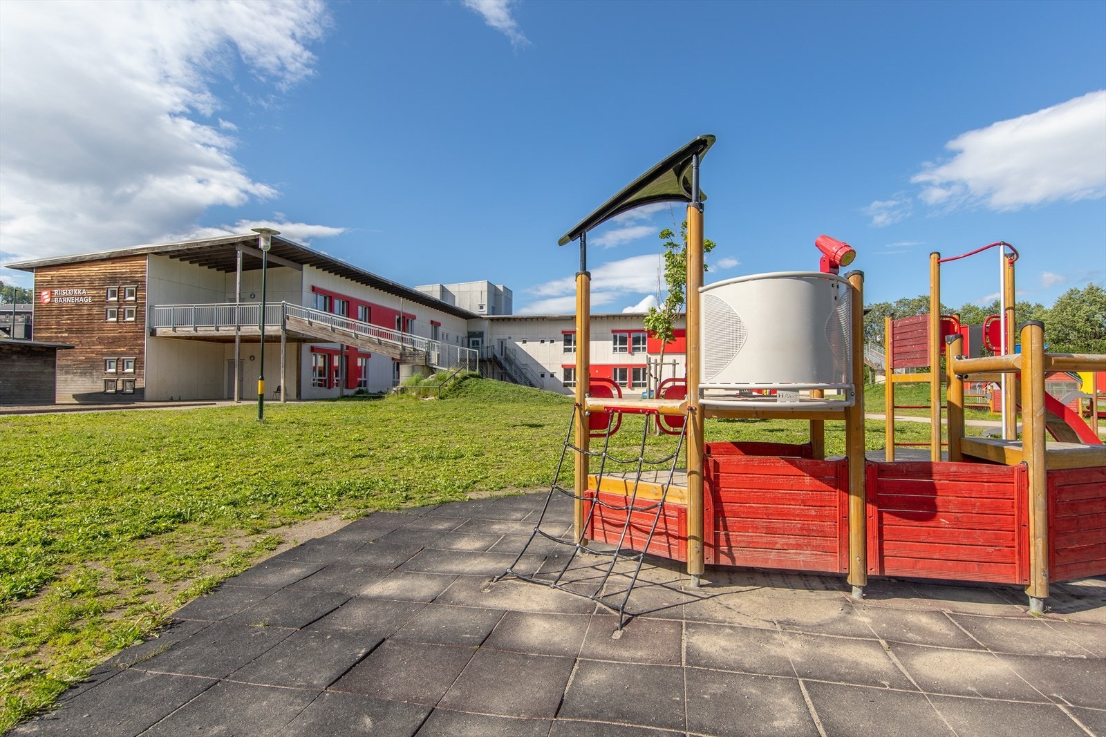Riisløkka Barnehage på Kjeller er en av mange barnehager i nærområdet. Galleribilde