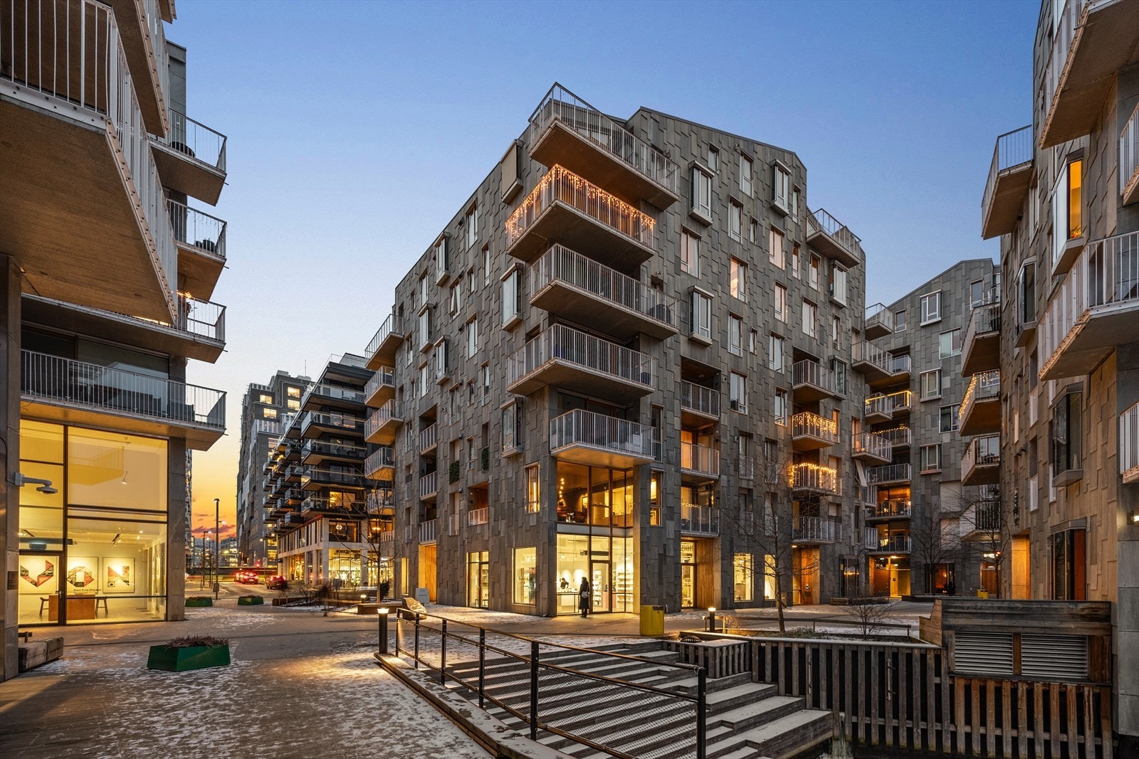 Prosjektet er tegnet av danske arkitekter hos Tegnestuen Vandkunsten i København. Galleribilde