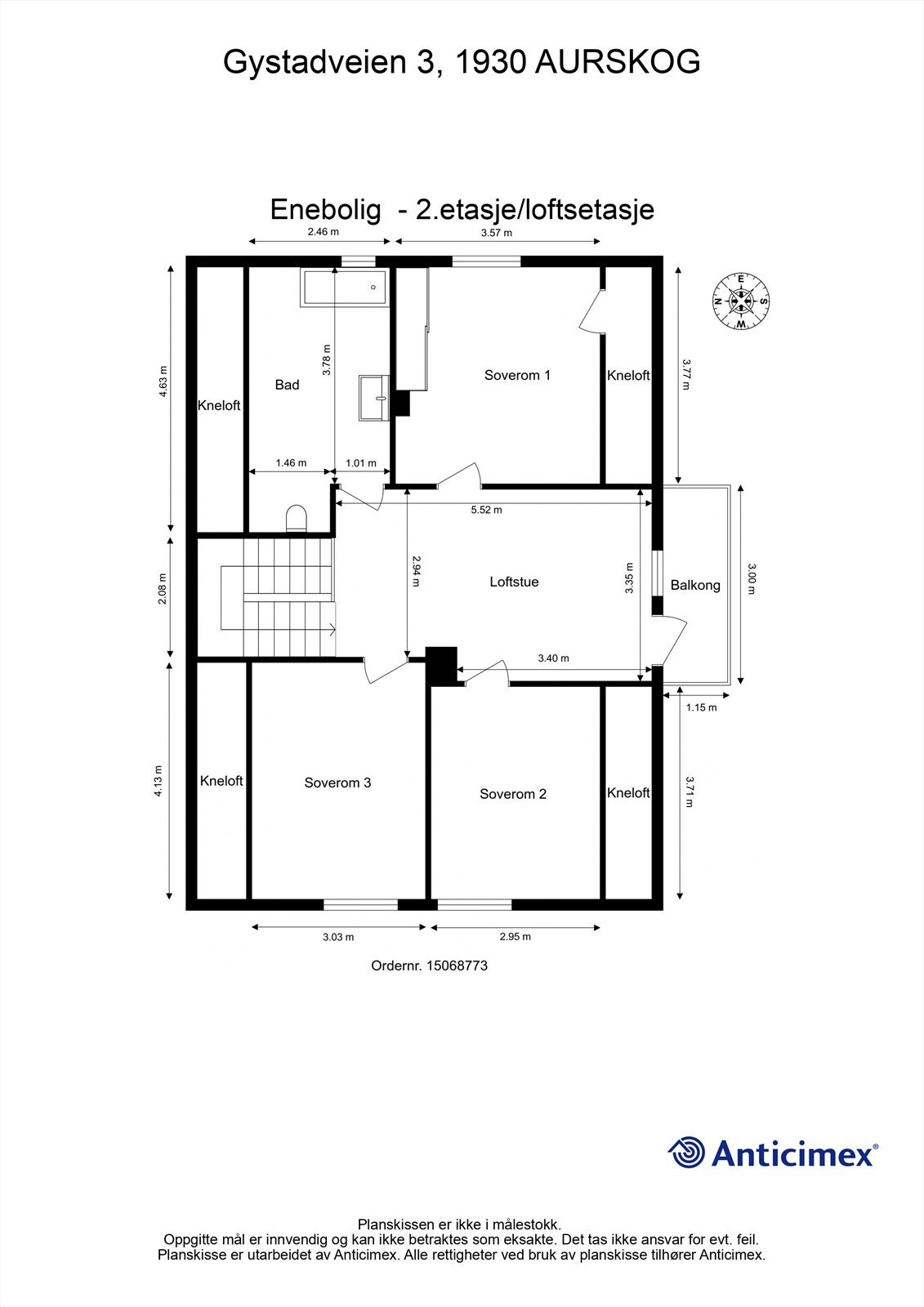 Plantegning - 2. etasje Galleribilde