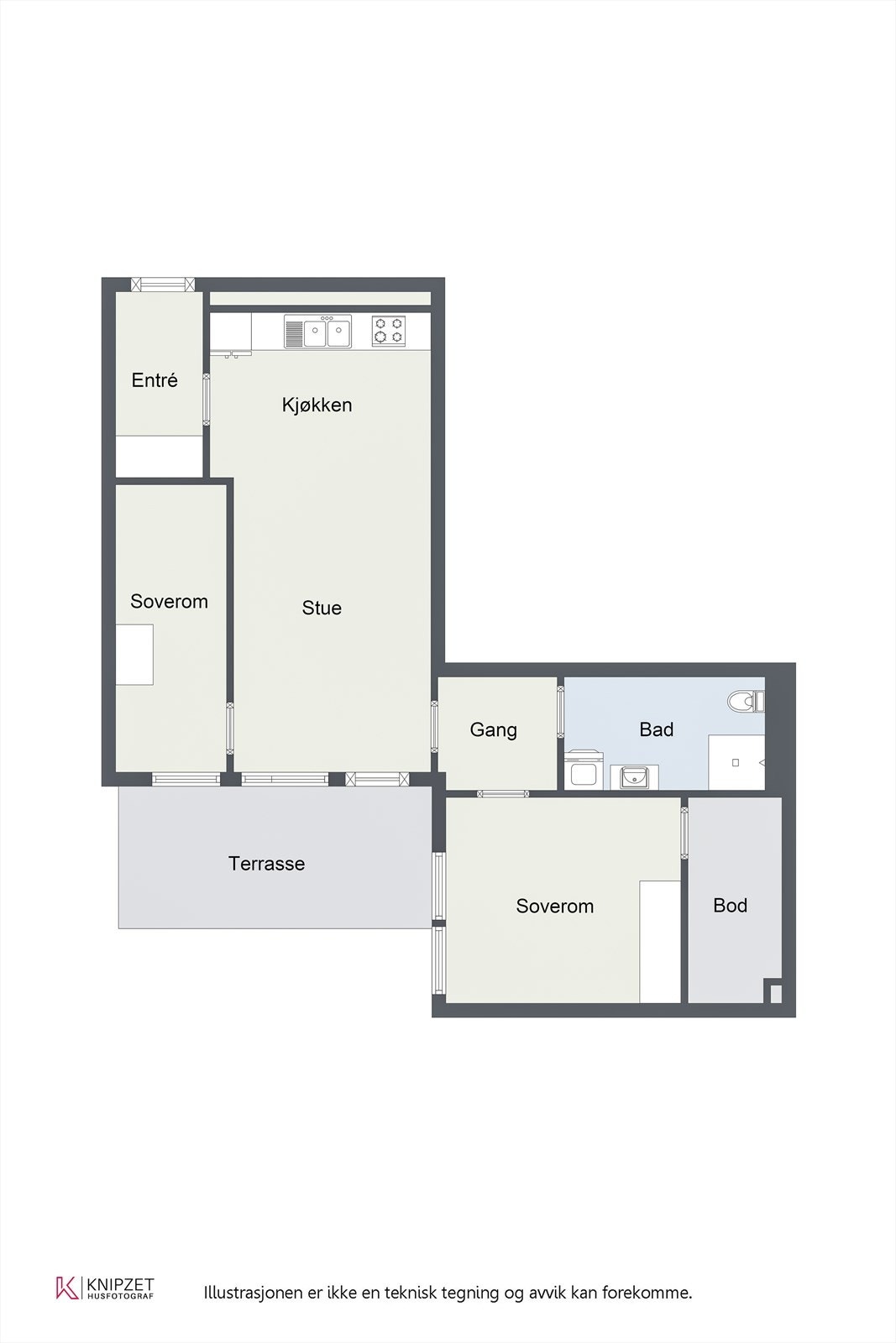 Plantegning. Galleribilde