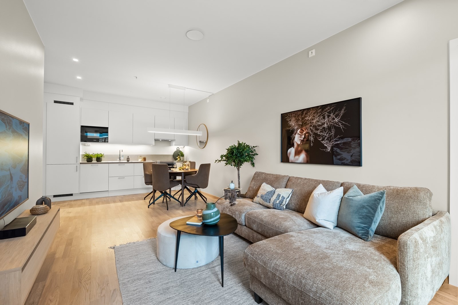 Delikat og moderne 3-roms selveierleilighet i Art Garden! Galleribilde