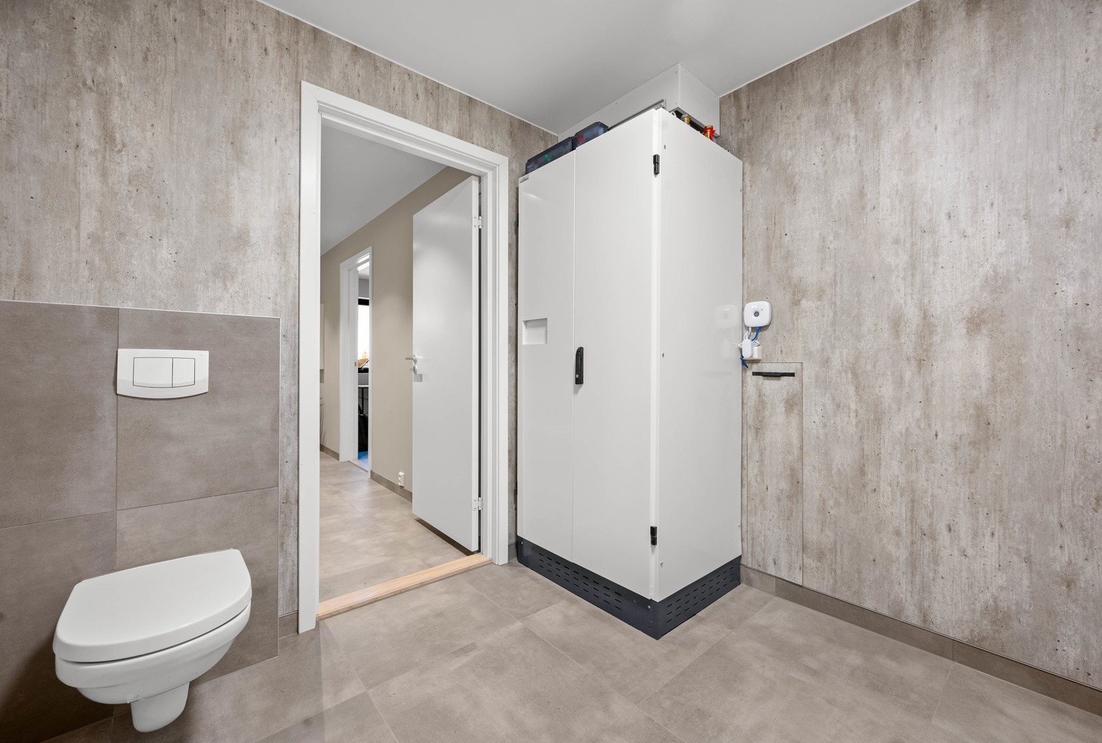 Vaskerommet er også utstyrt med klosett. Galleribilde