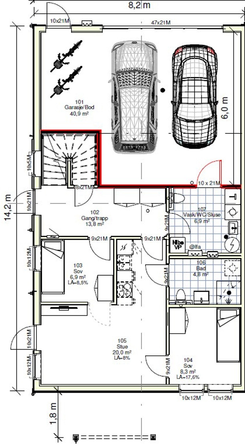 Plantegning 1 Galleribilde