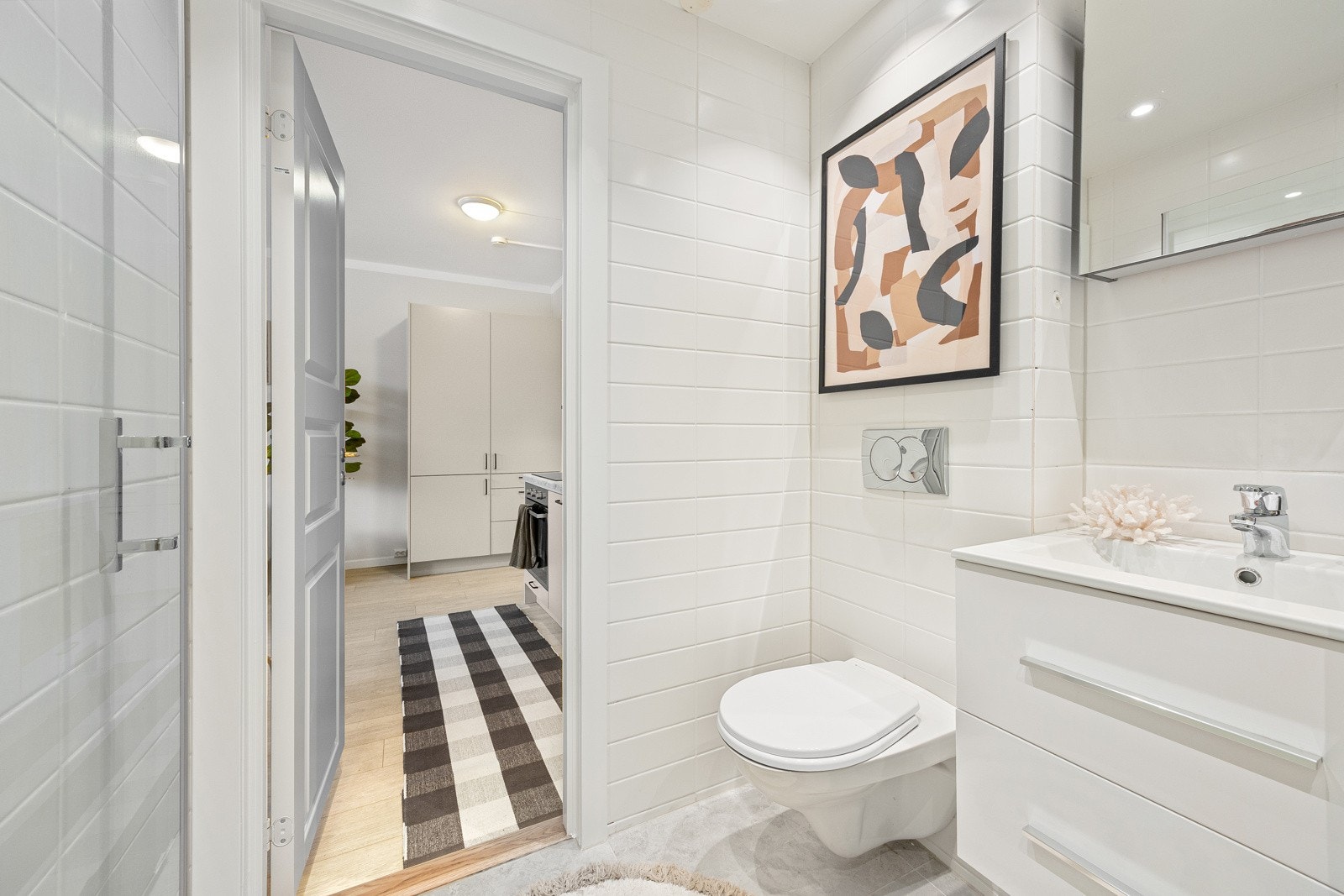 Vaskemaskinen følger med handelen. Galleribilde