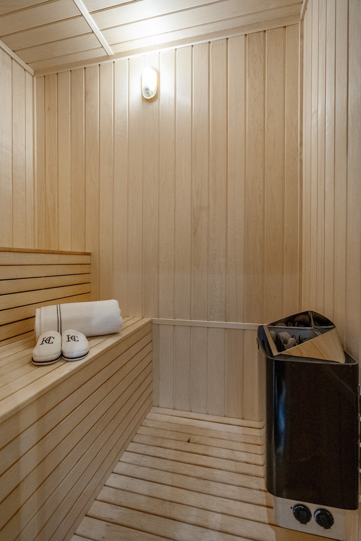 Badstuen gir ekte spa-følelse. Galleribilde