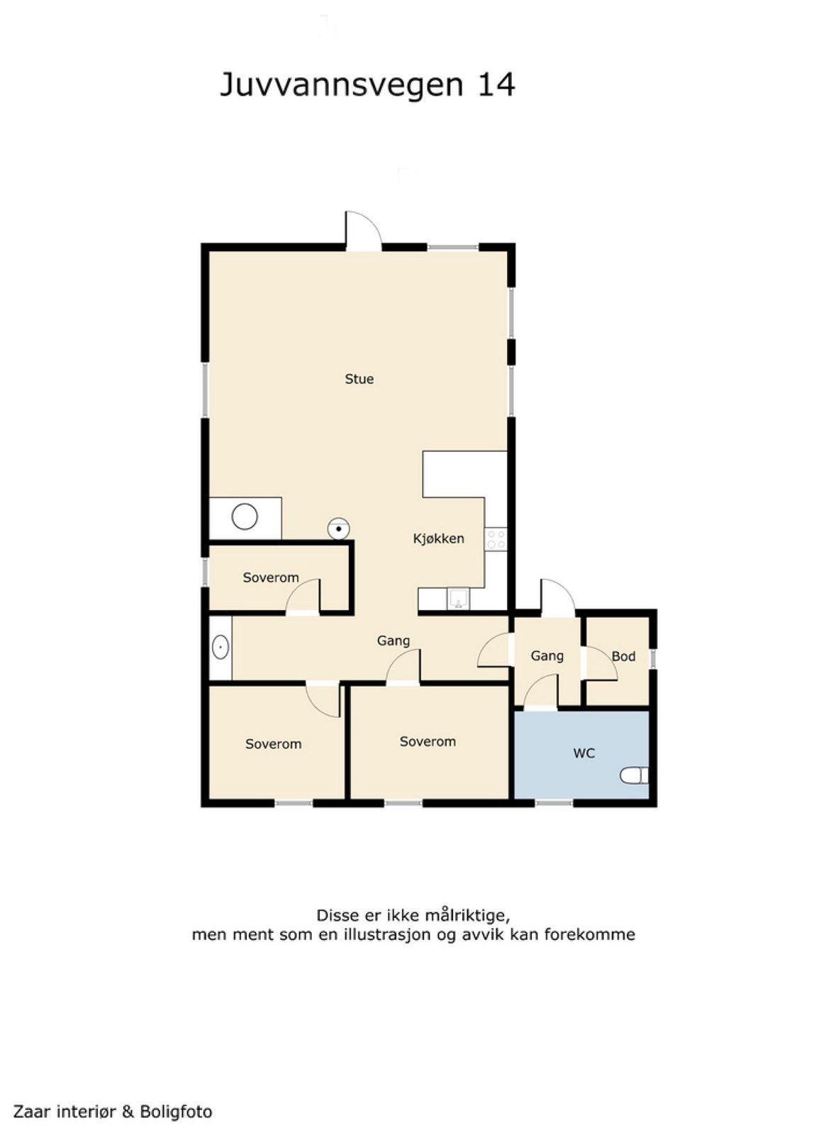 Plantegning Galleribilde