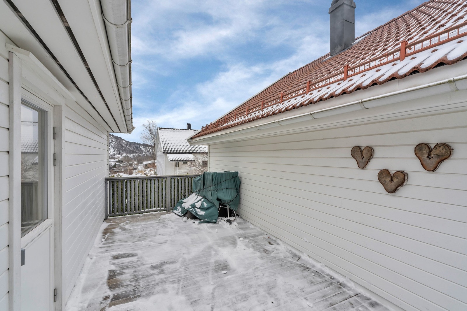 Veranda med utgang fra stuen Galleribilde