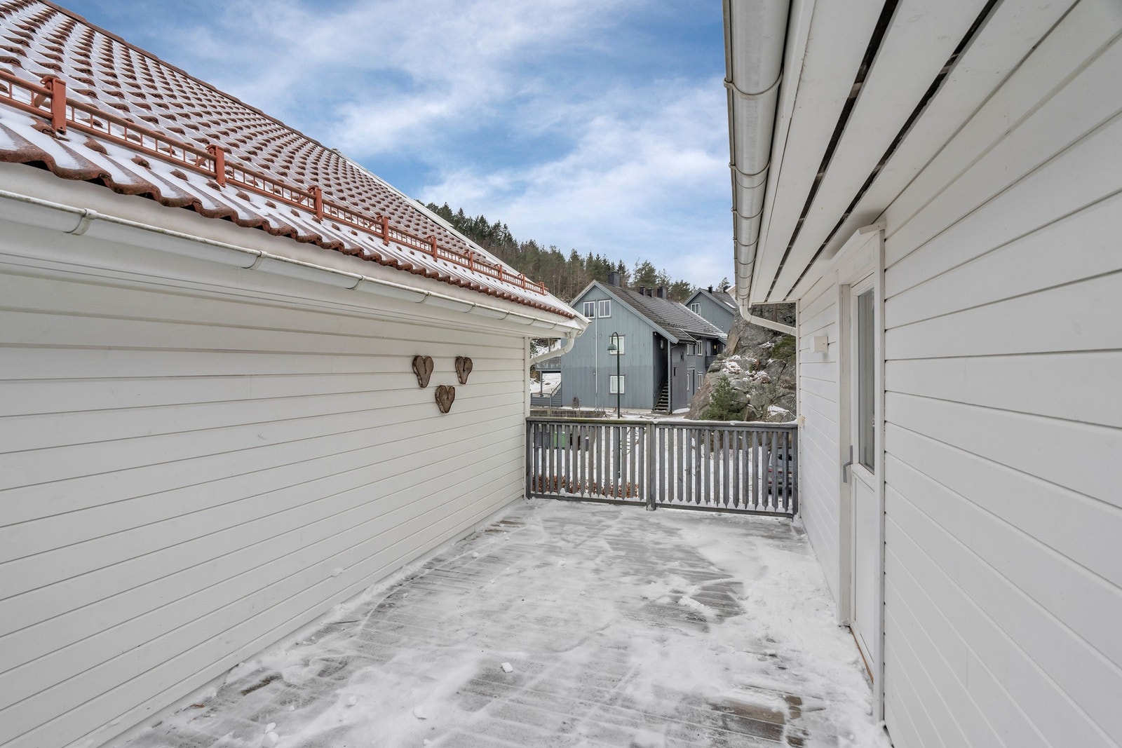 Veranda med utgang fra stuen Galleribilde