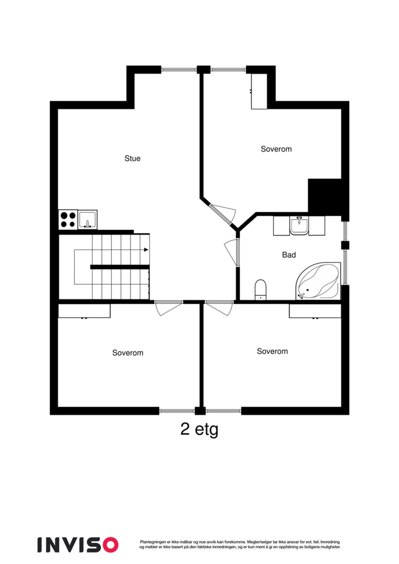 Plantegning 2. etasje Galleribilde