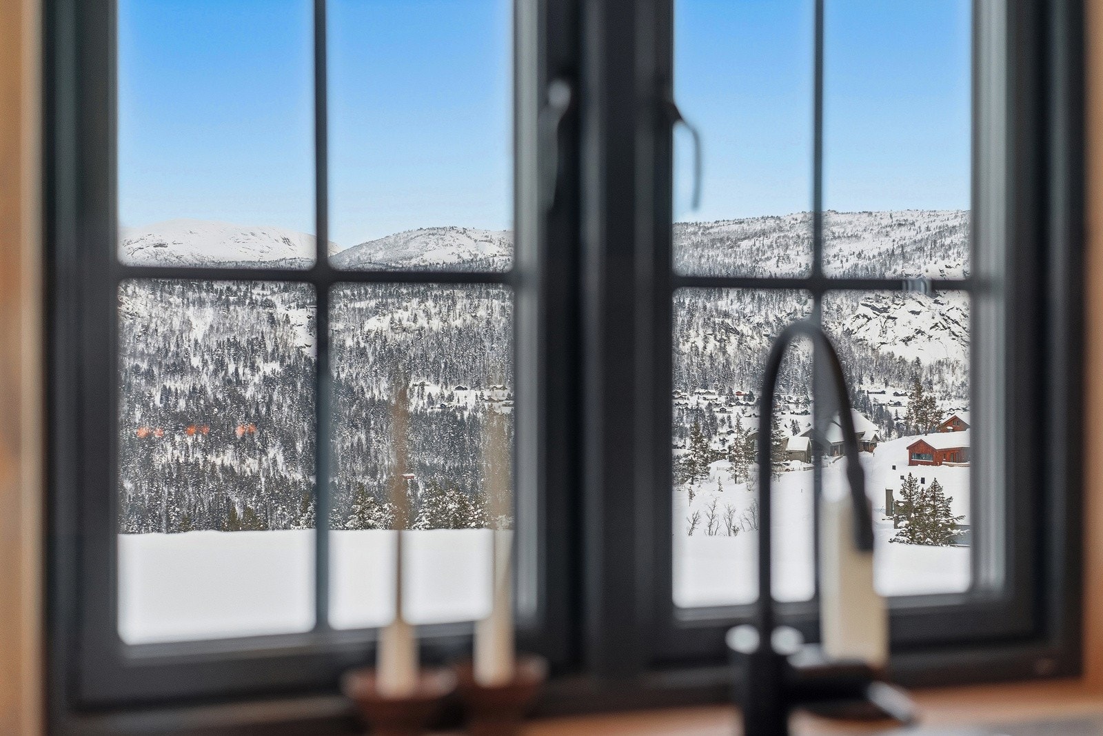 Fin utsikt fra kjøkkenet Galleribilde