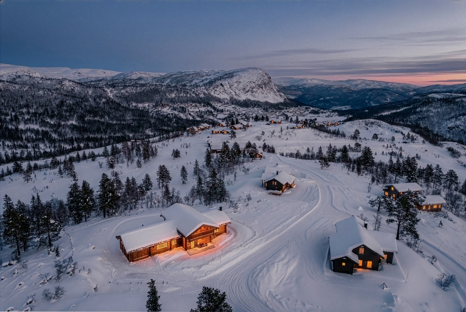 AI generert kveldsbilde Galleribilde