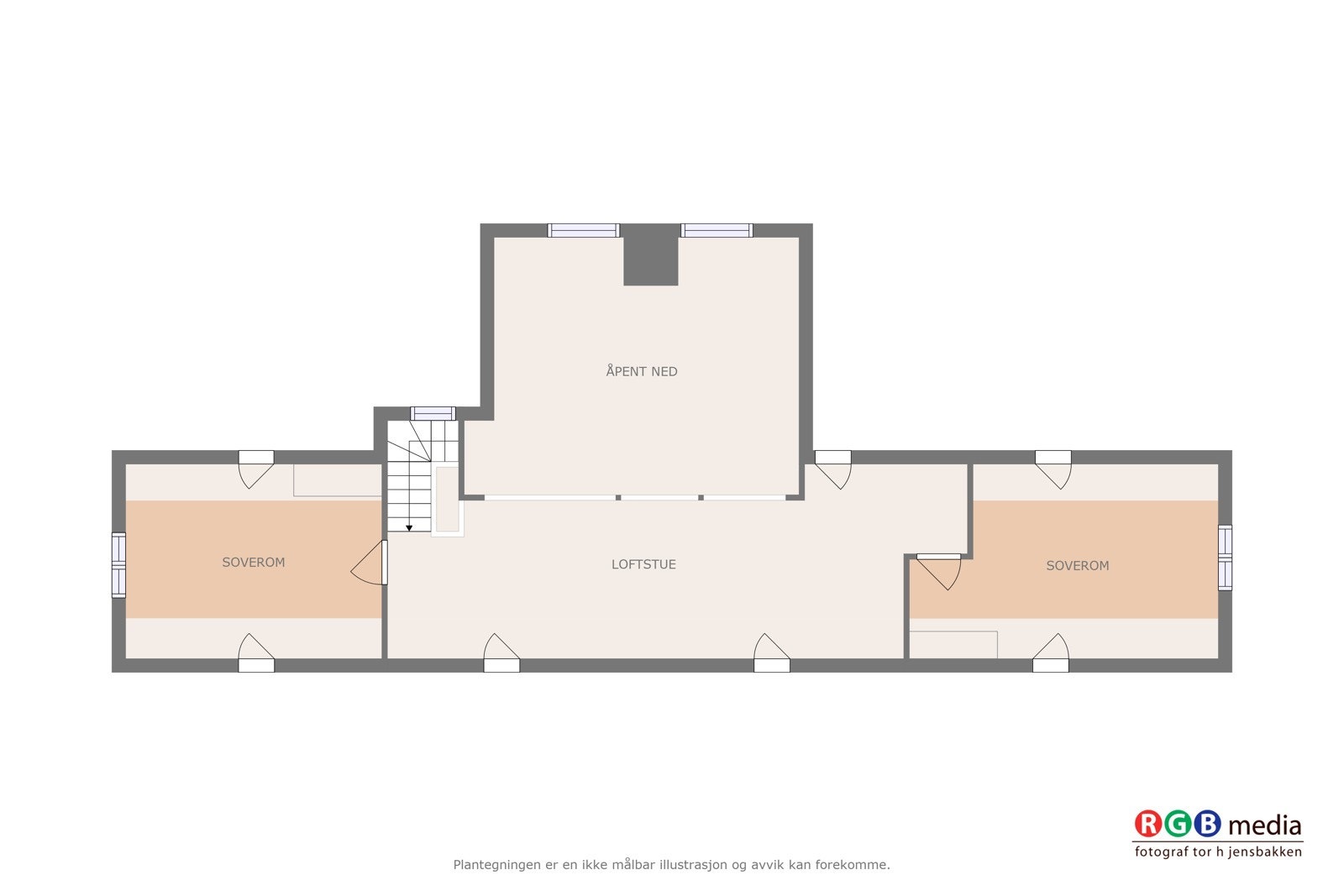 Plantegning, hems. Galleribilde