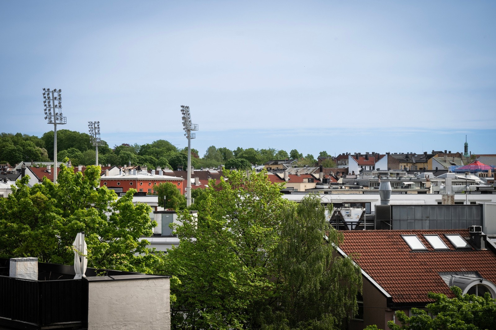 Herfra er det utsyn mot St. Hanshaugen og Pilestredet Galleribilde