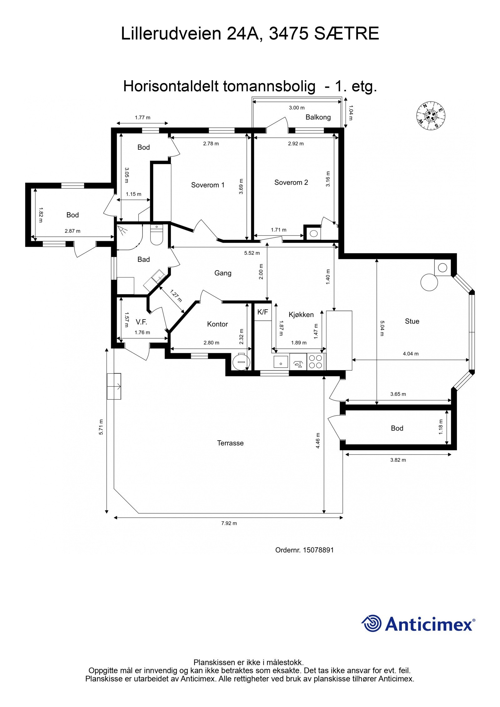 Plantegning. Galleribilde