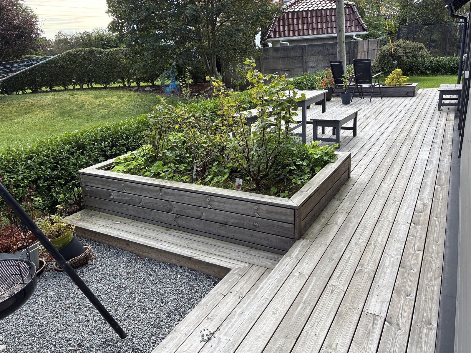 Terrasse på sørsiden. Galleribilde