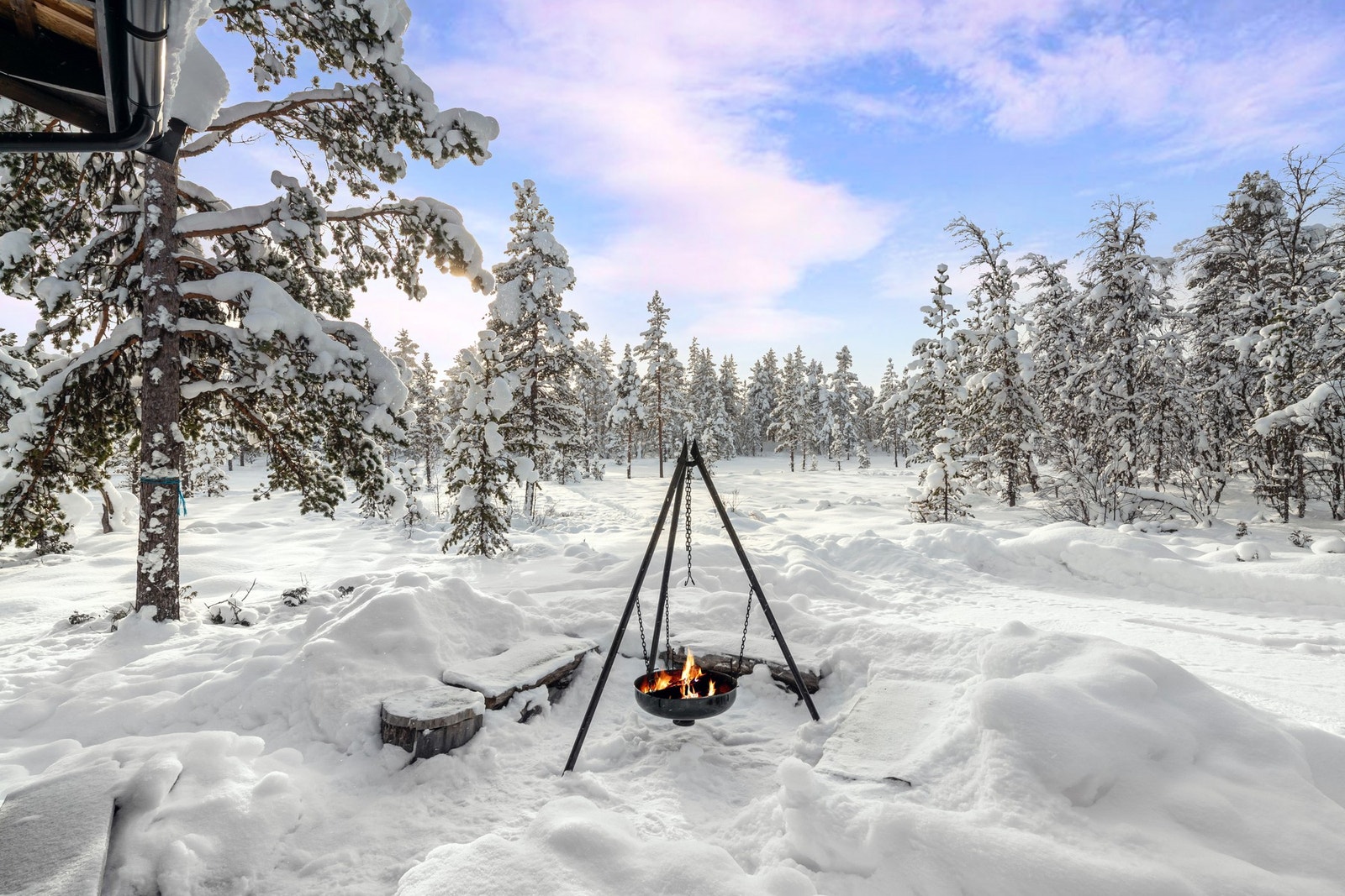 Trivelig uteområde. Galleribilde