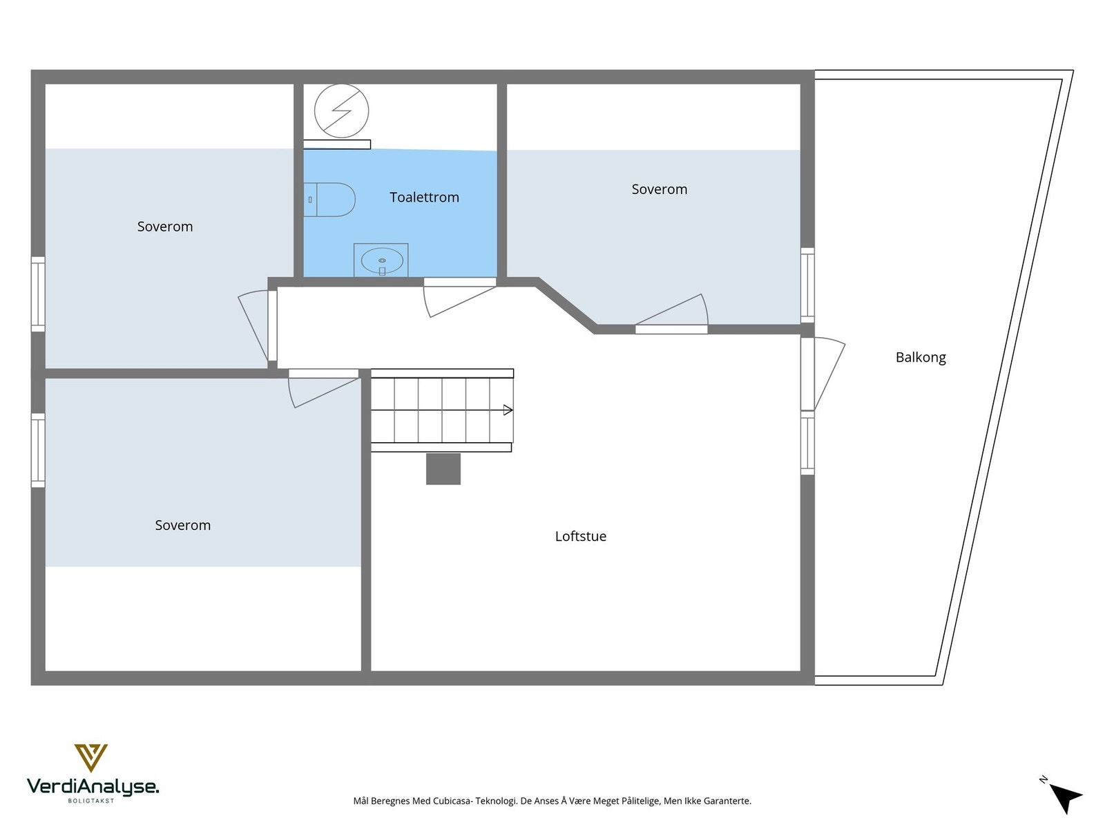 Planskisse loft Galleribilde
