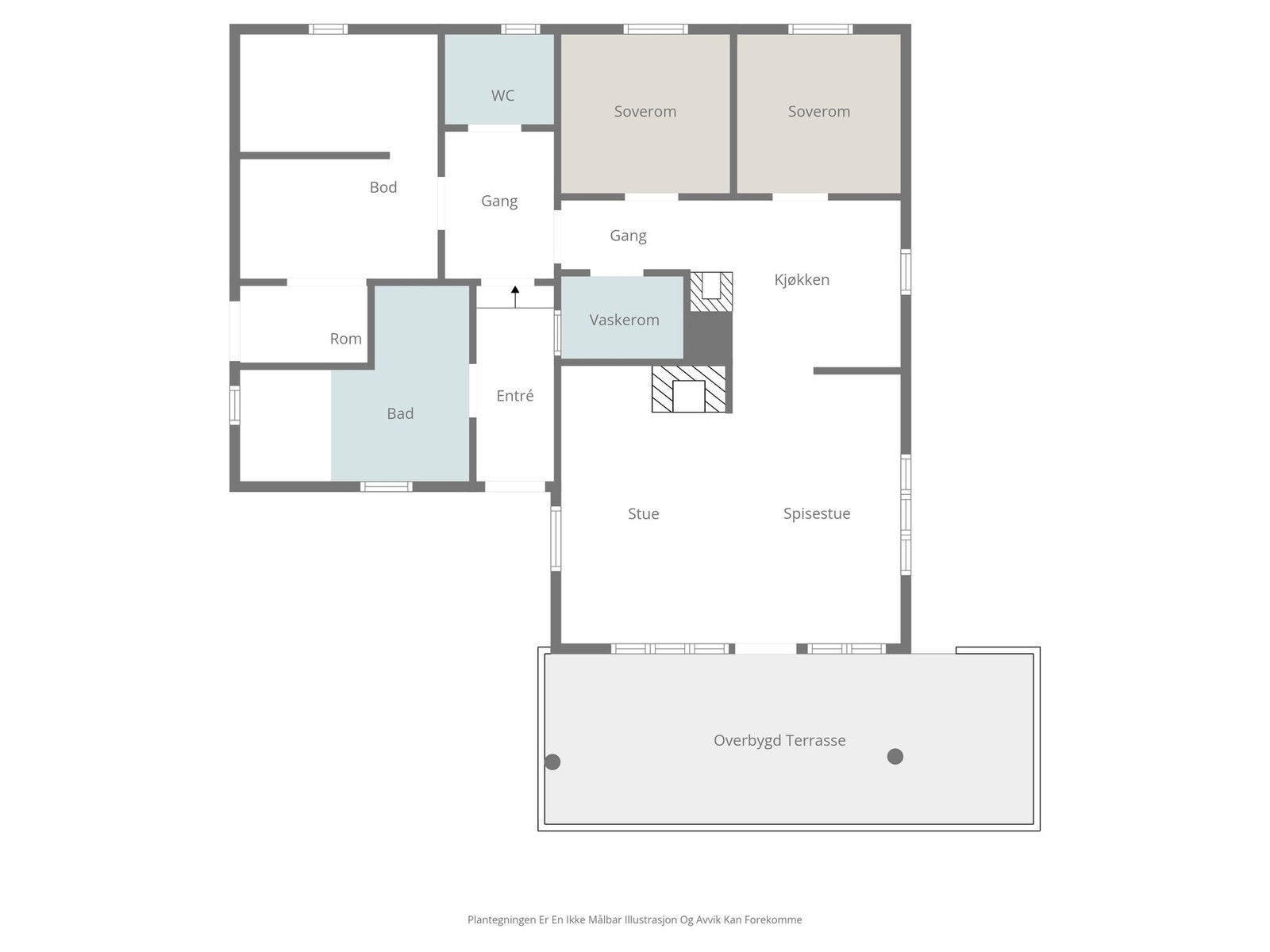 Plantegning Galleribilde