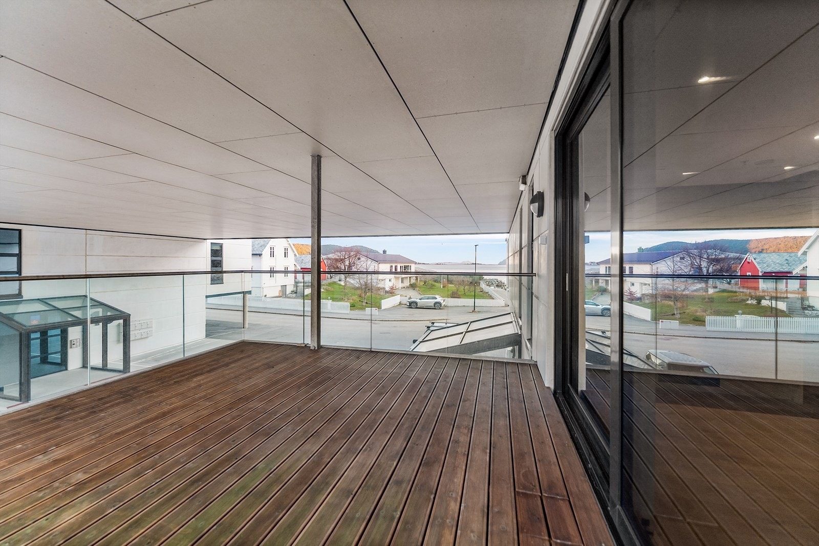 Overbygd terrasse Galleribilde