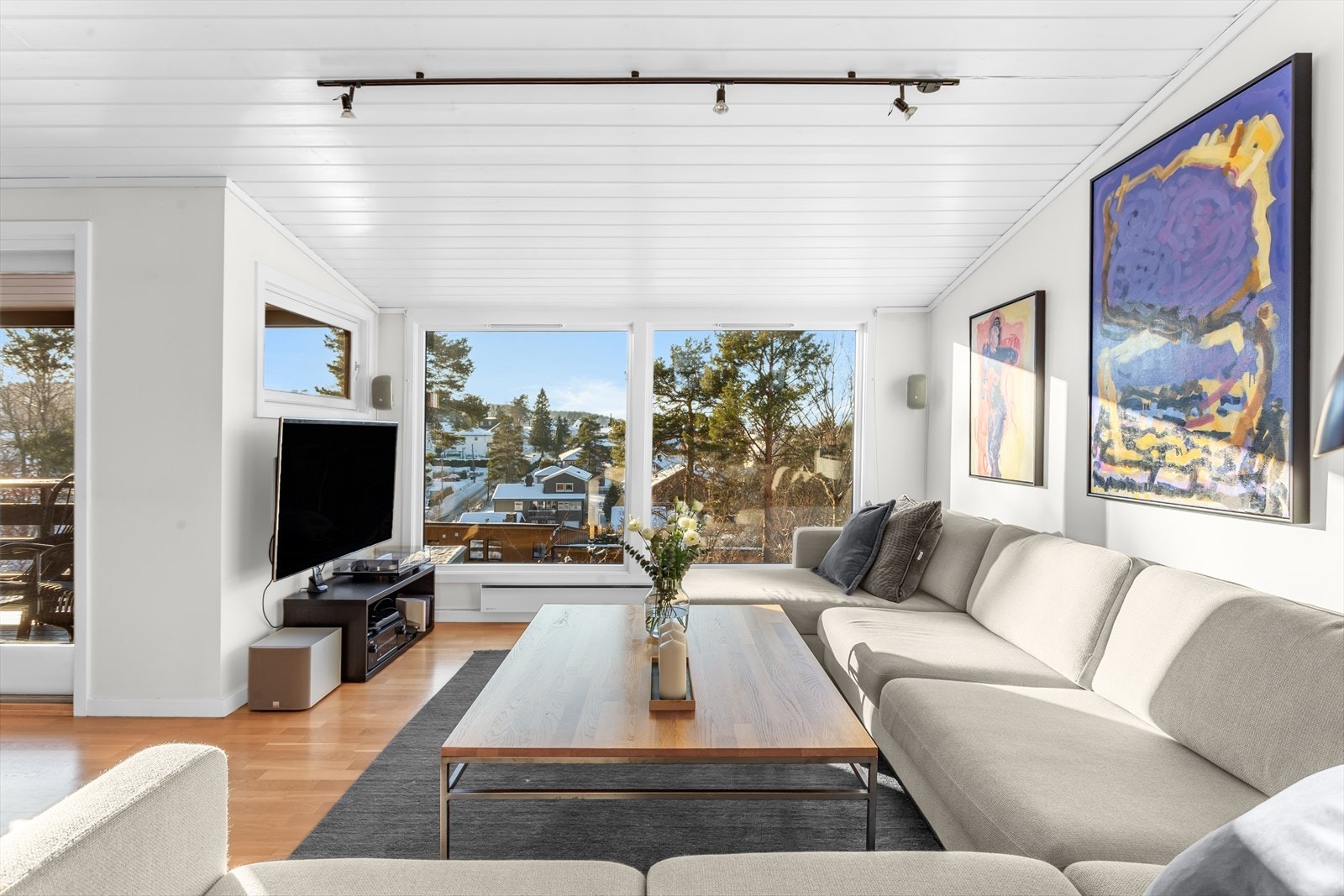 Her kan man nyte utsikten fra sofakroken. Galleribilde